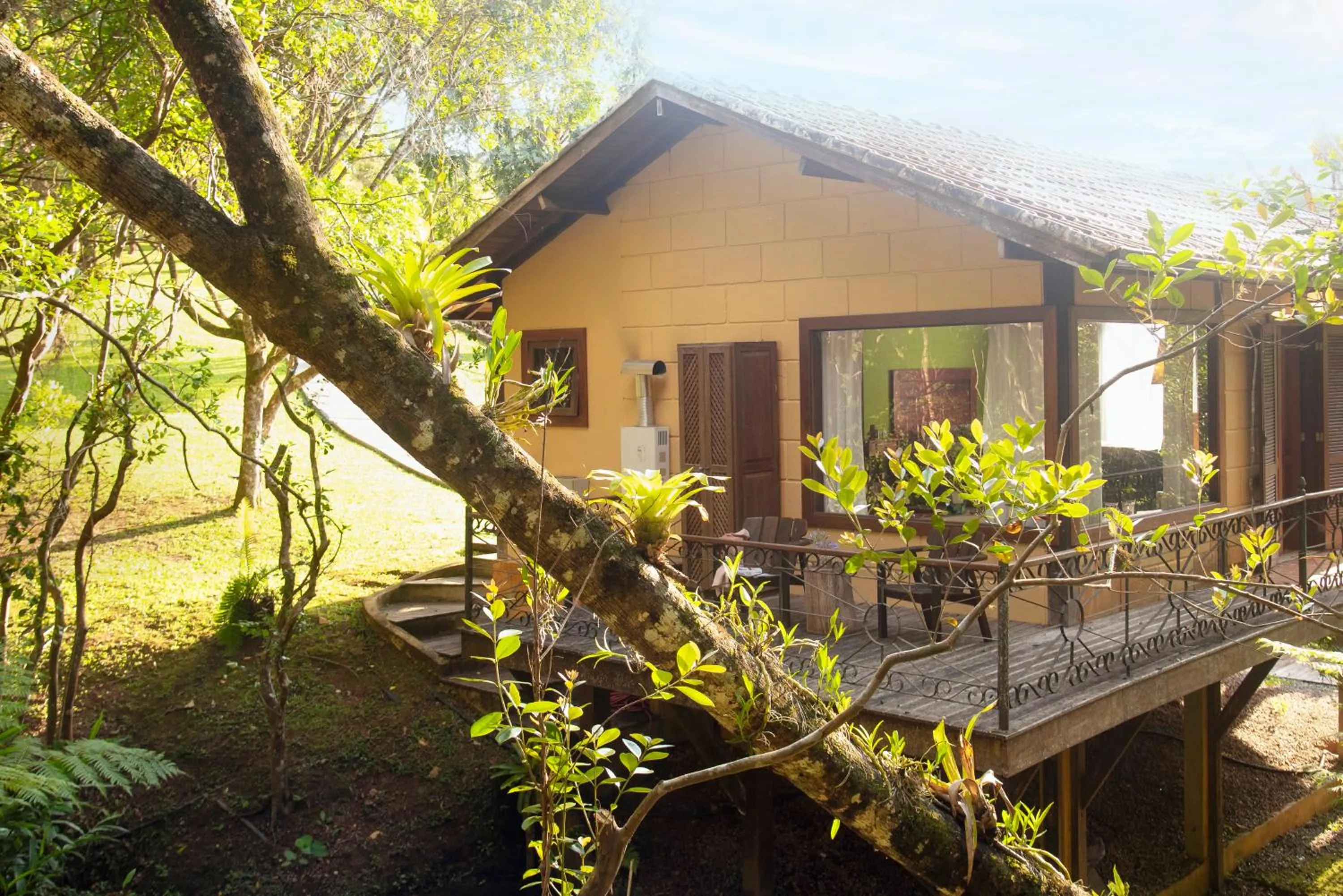 Patio in Pousada Terra Crua