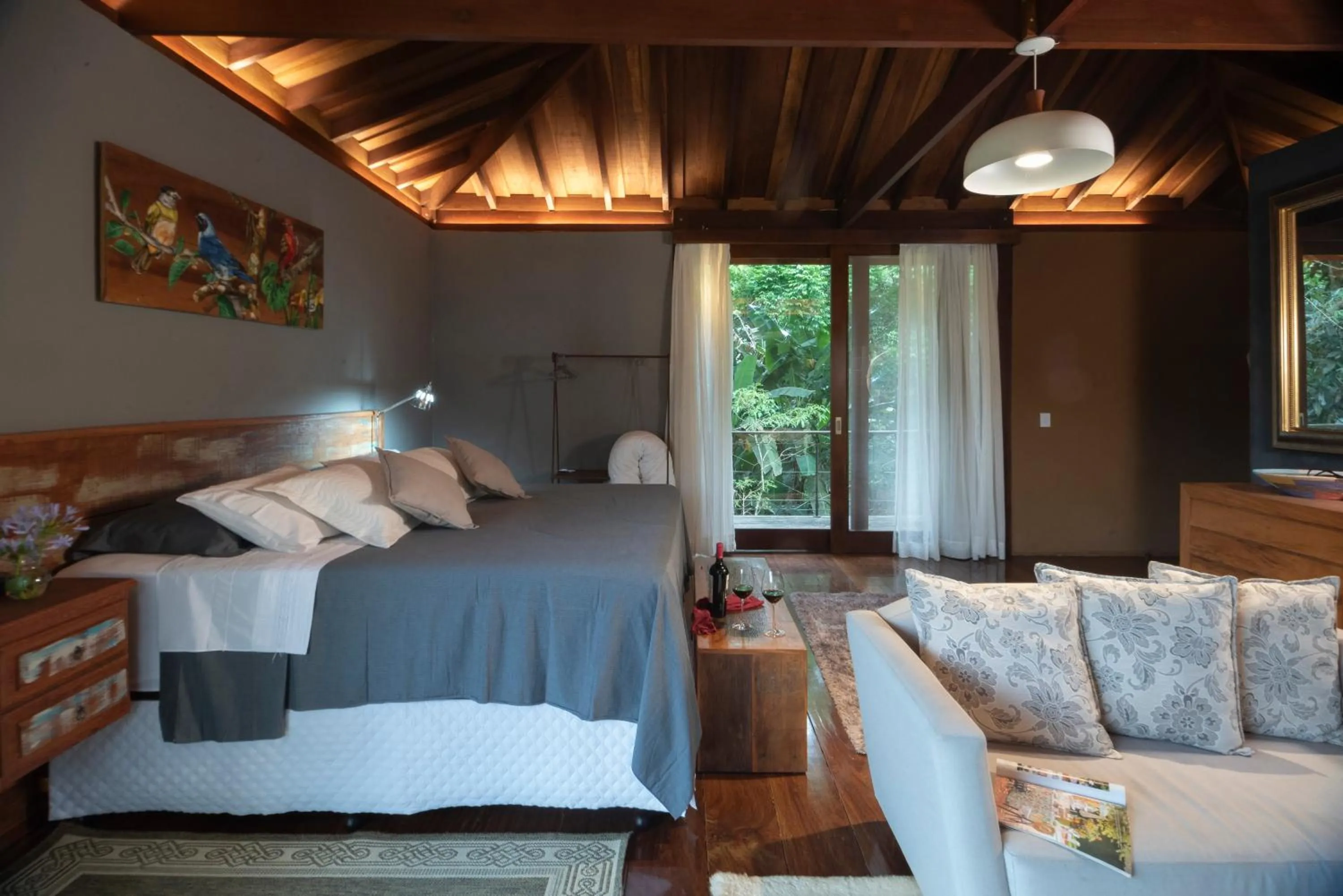 Bed in Pousada Terra Crua