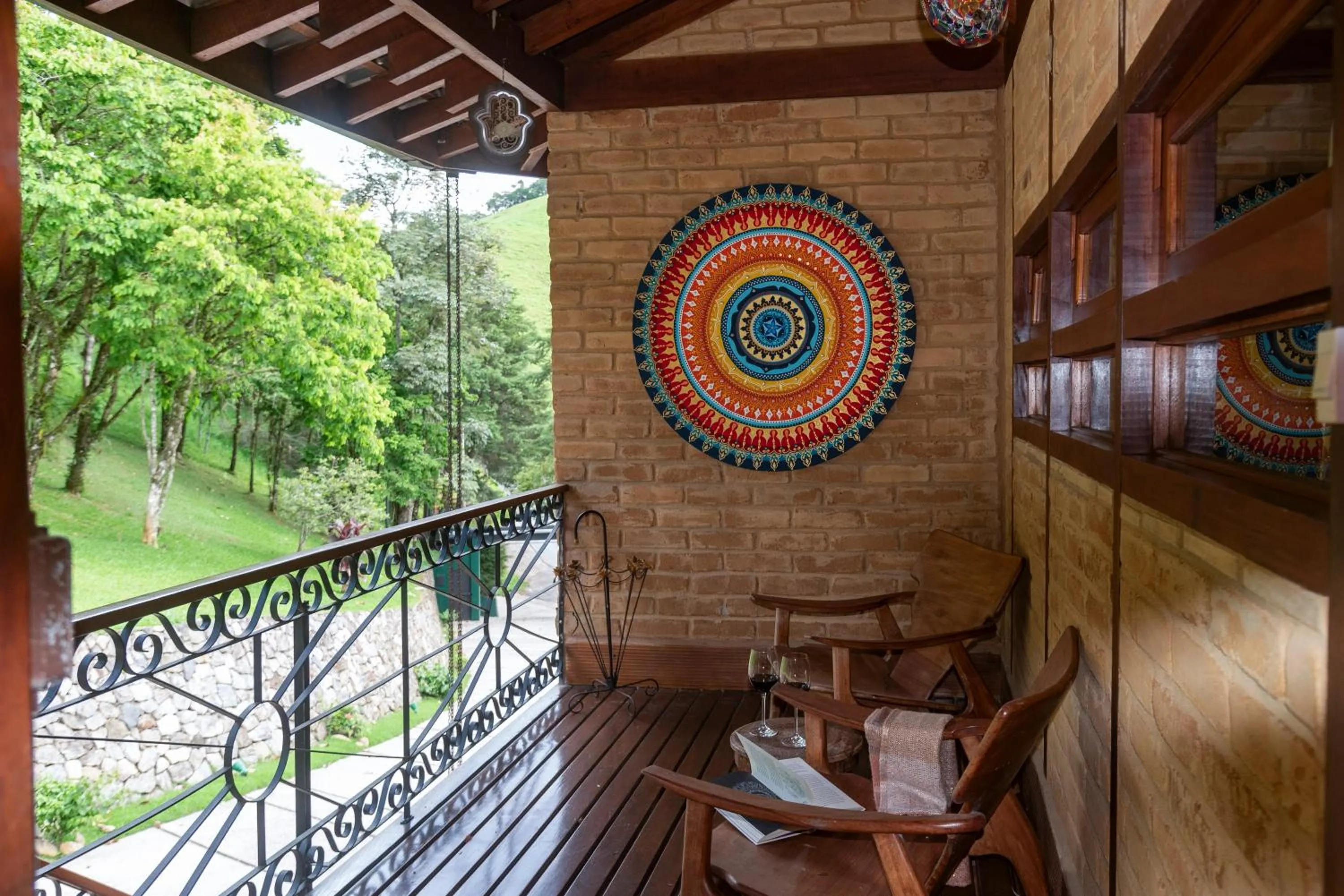 Balcony/Terrace in Pousada Terra Crua