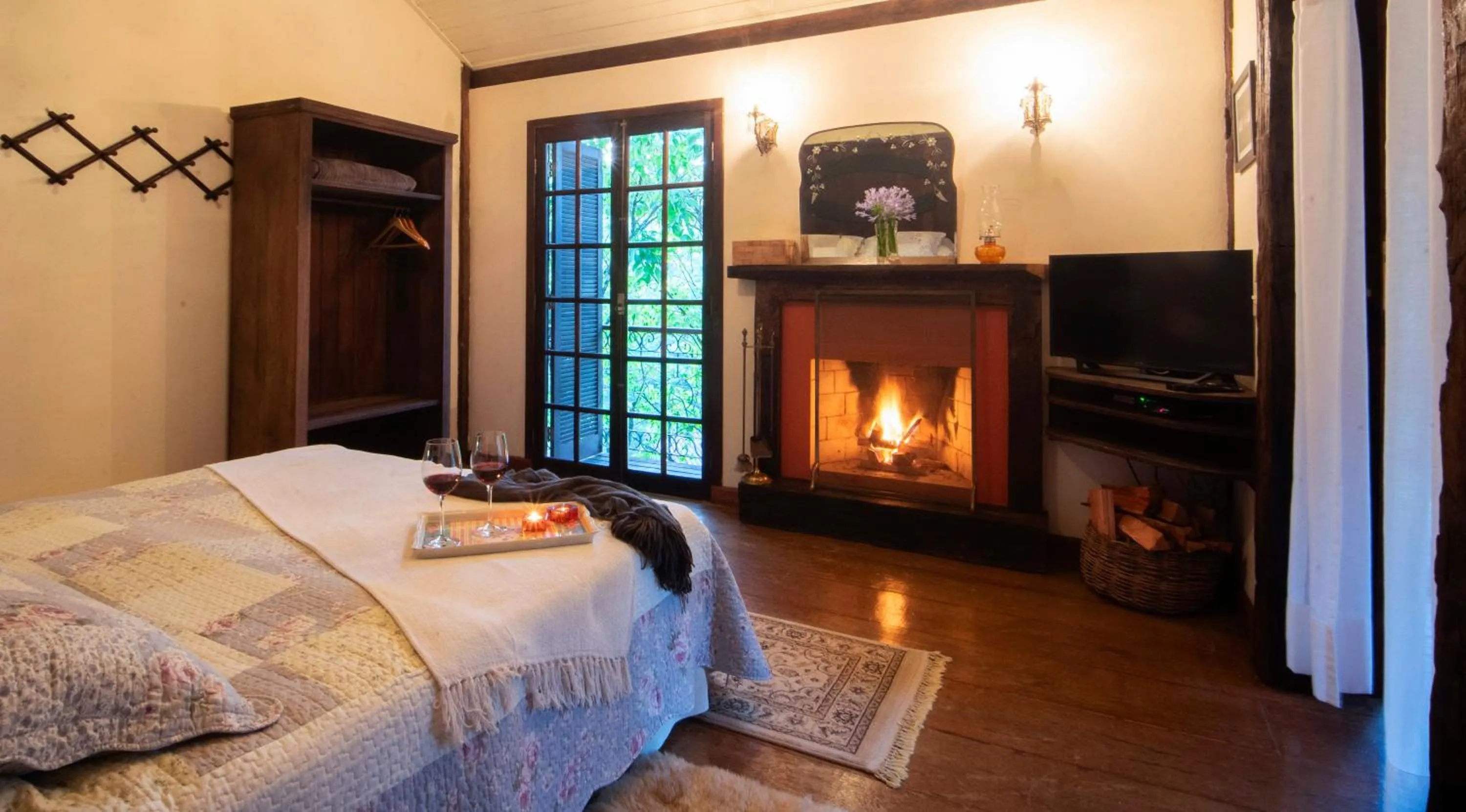 Bed in Pousada Terra Crua