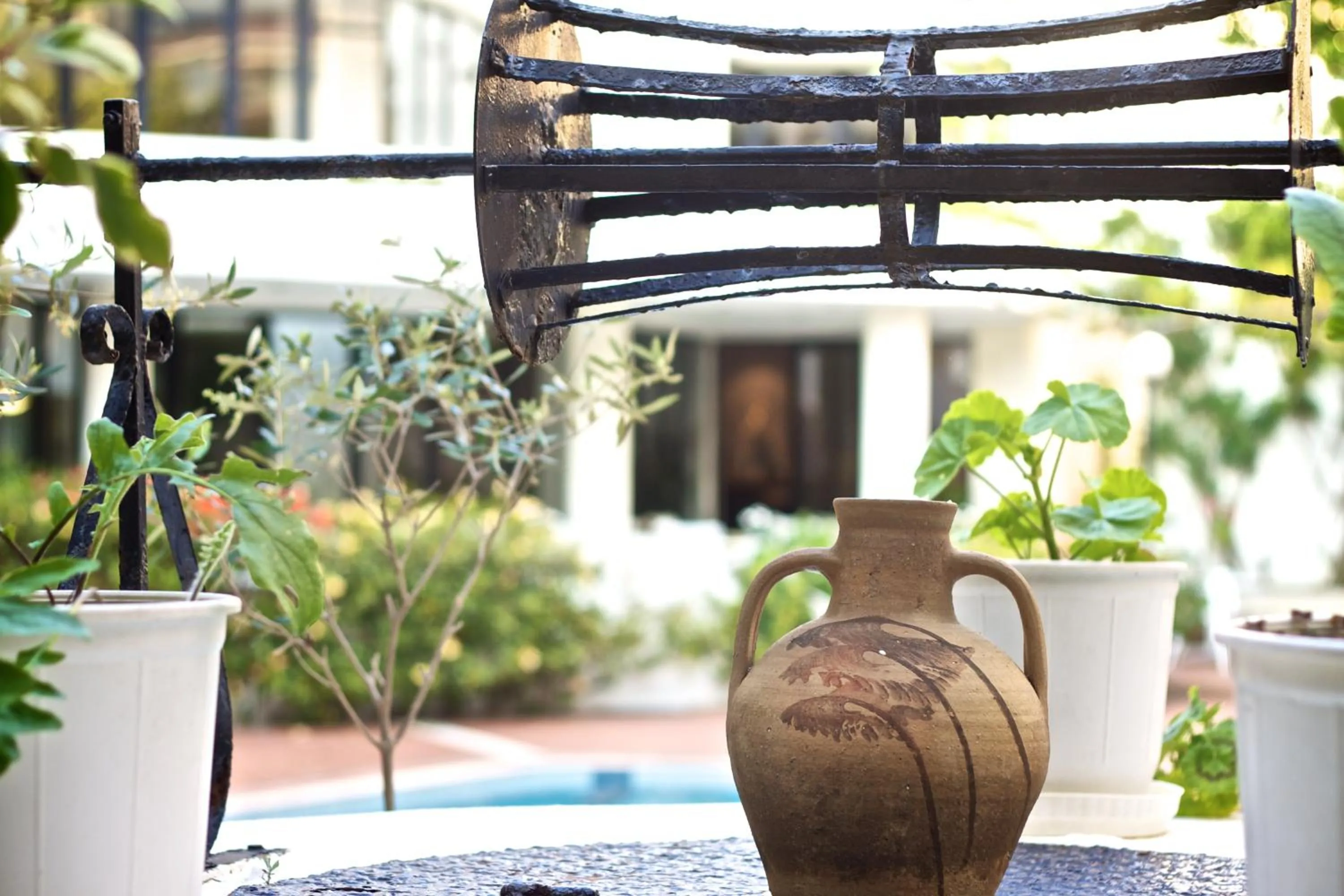 Decorative detail in Fortezza Hotel