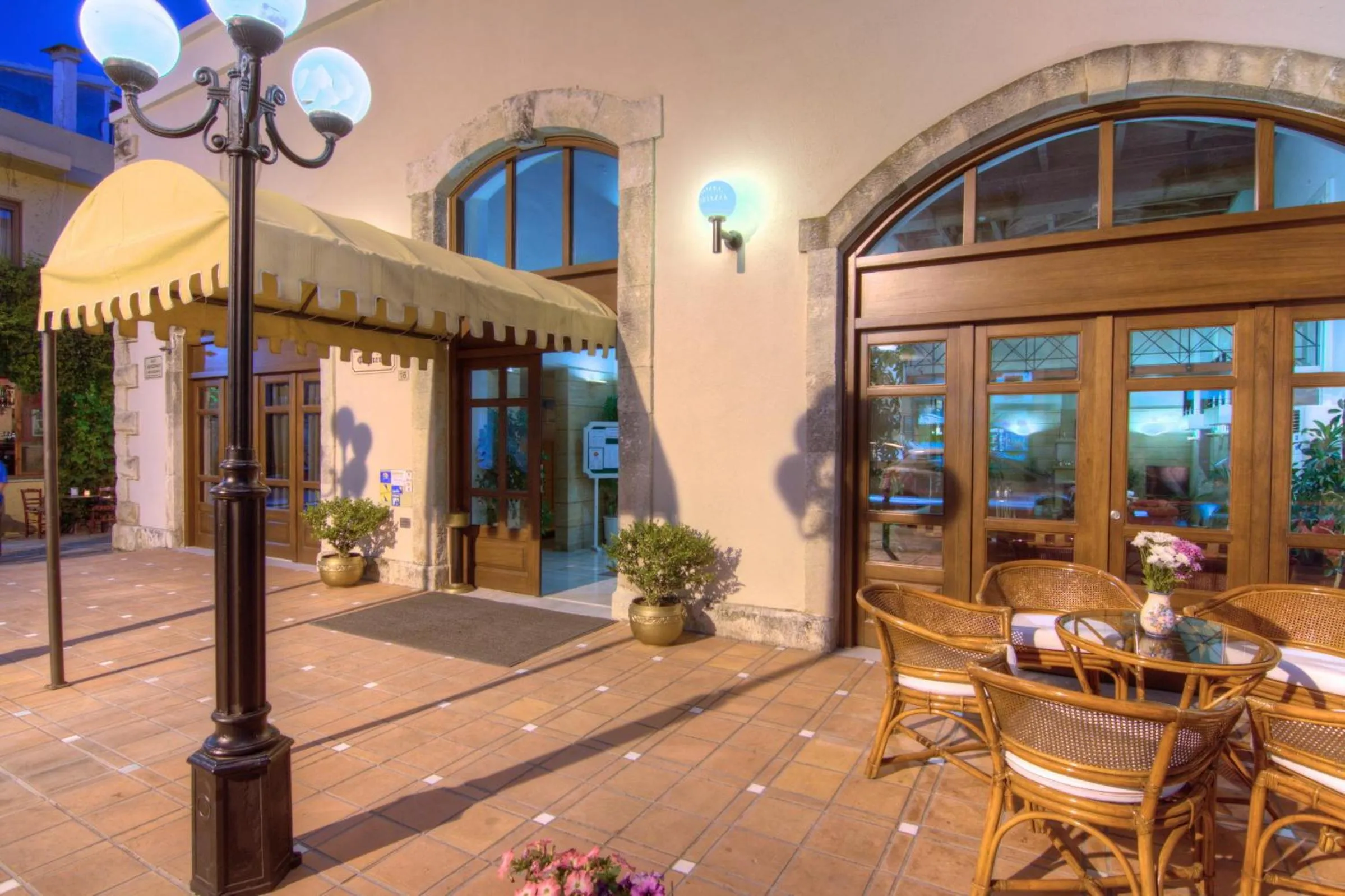 Facade/entrance in Fortezza Hotel