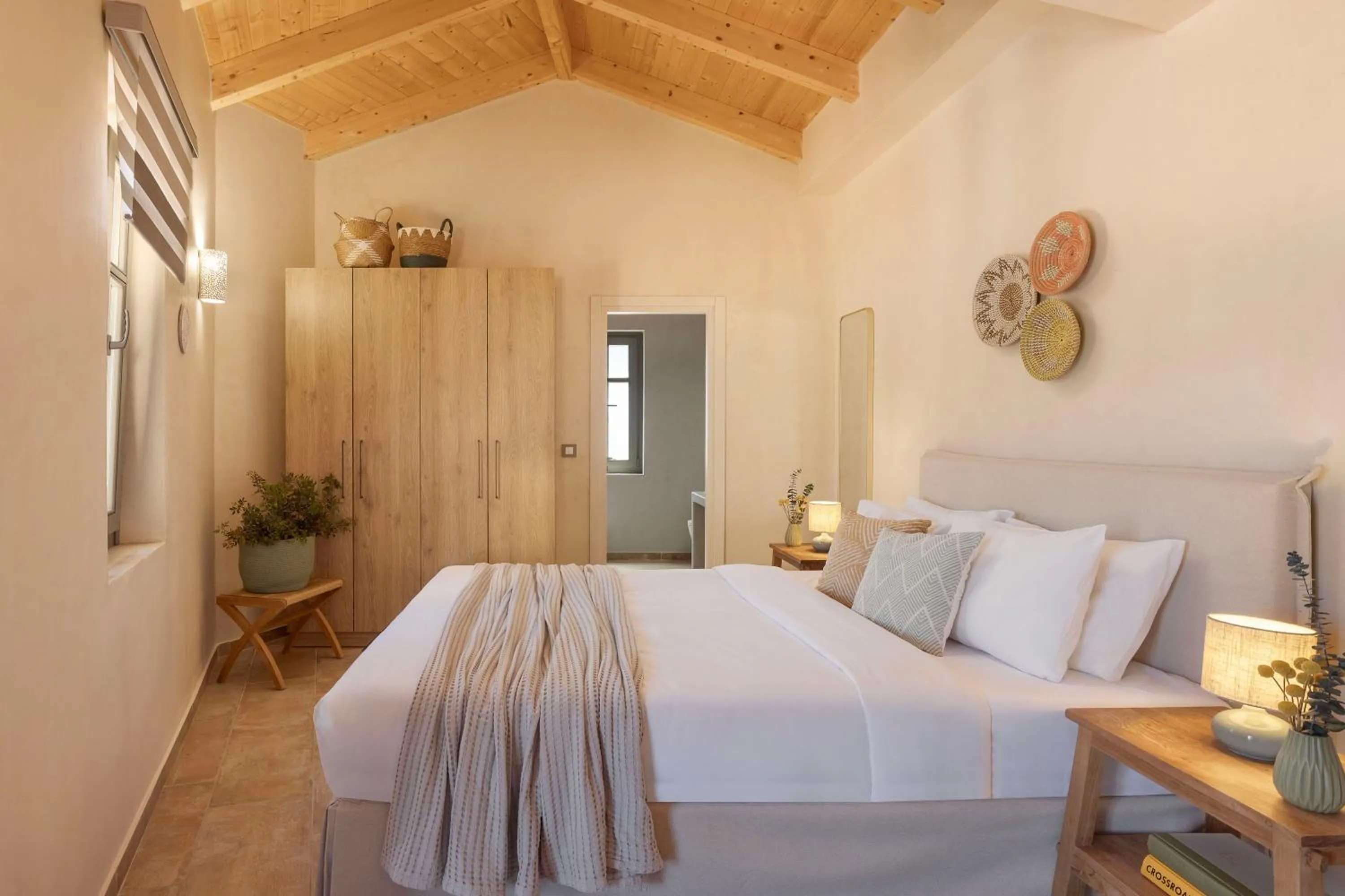 Bed in Chromata Assos Villas Kefalonia