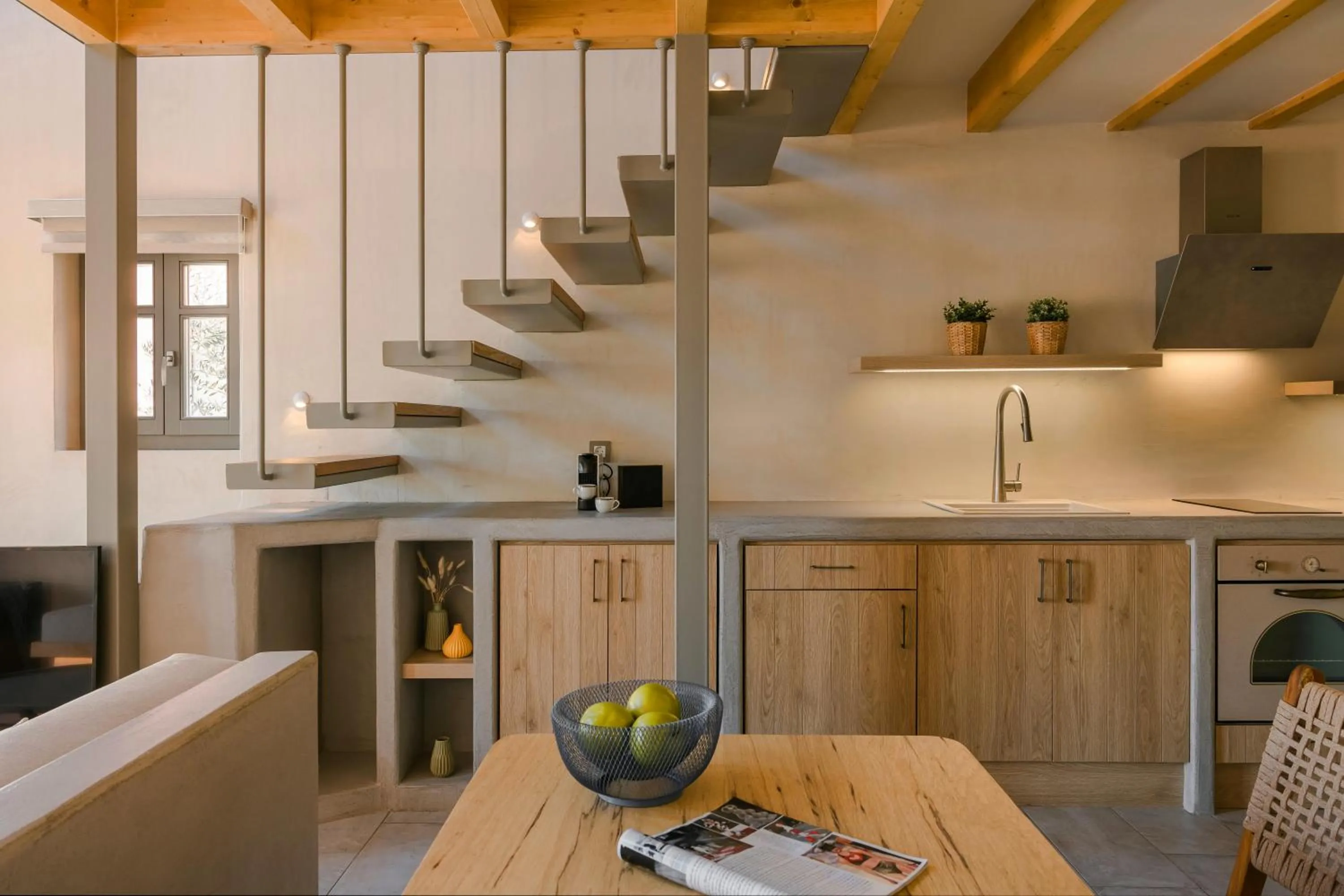 kitchen in Chromata Assos Villas Kefalonia
