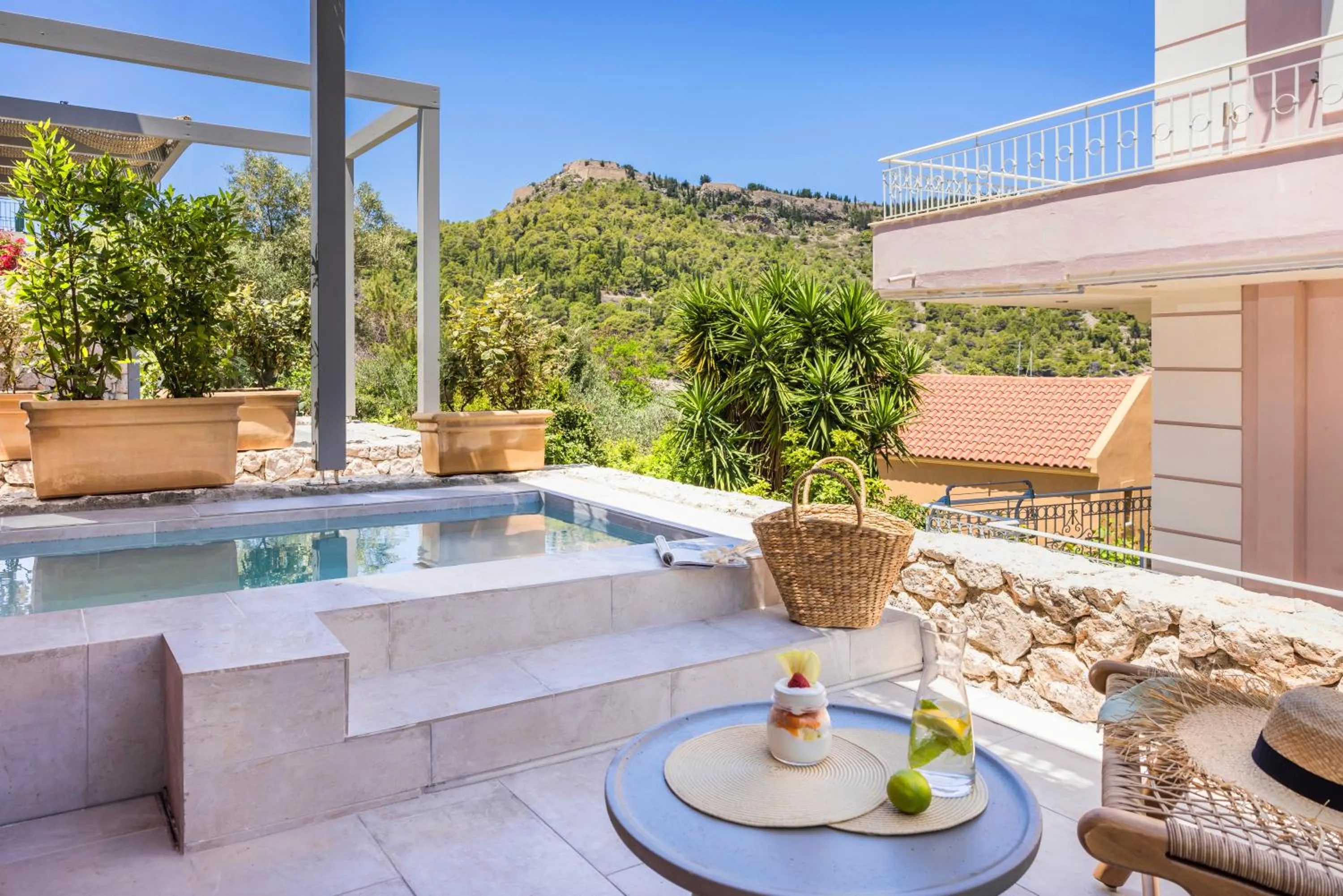 Balcony/Terrace in Chromata Assos Villas Kefalonia