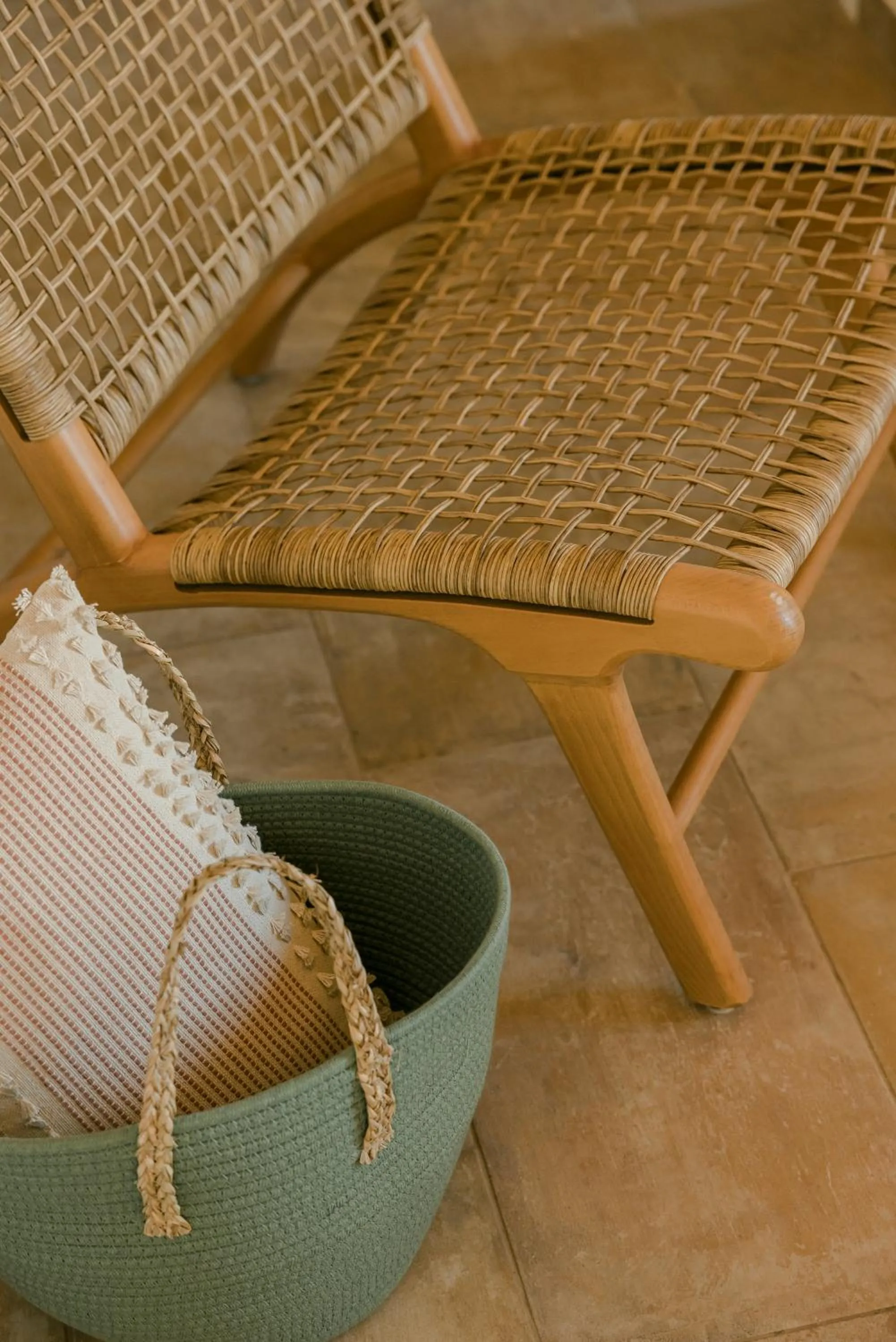 Living room in Chromata Assos Villas Kefalonia