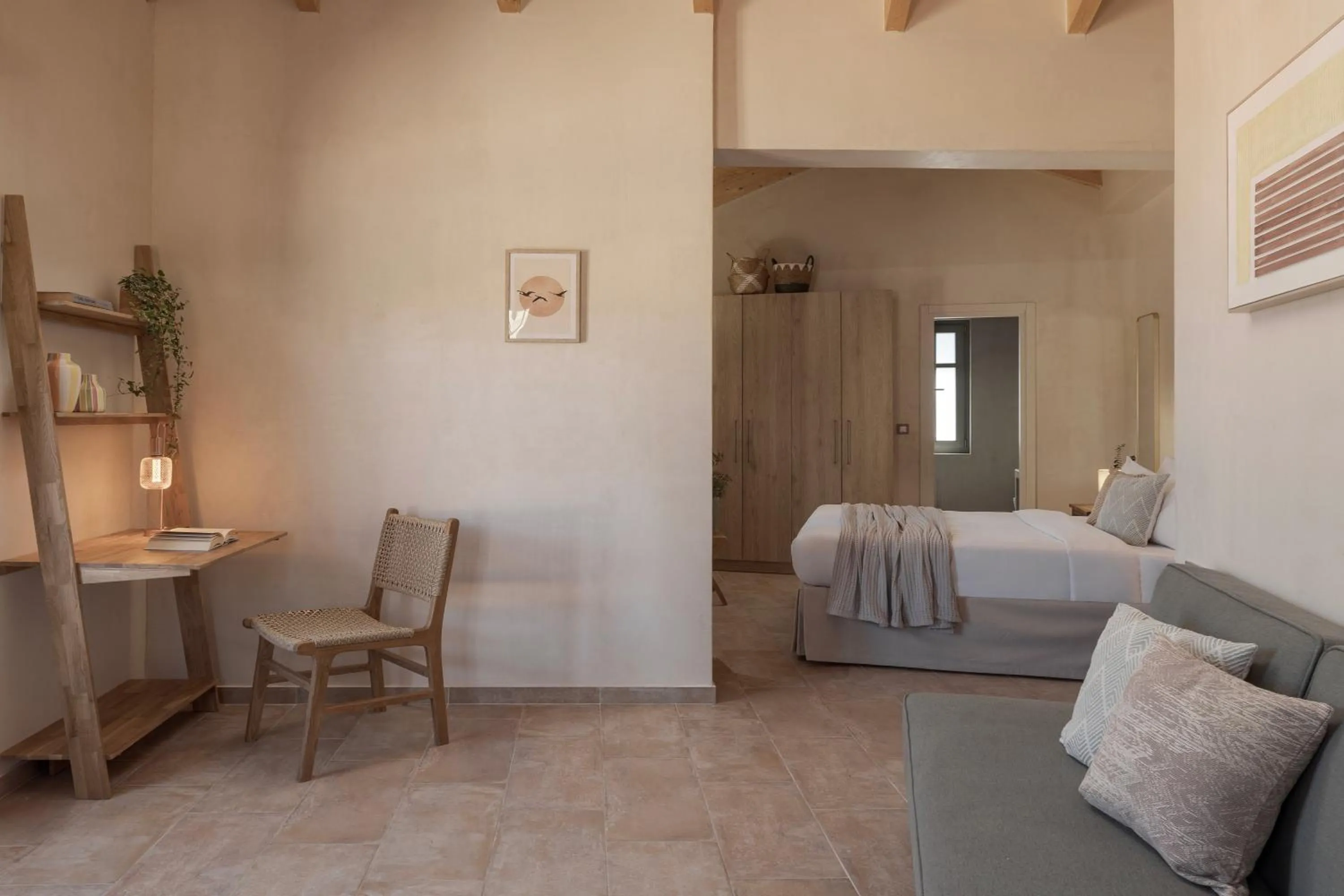 Bed in Chromata Assos Villas Kefalonia