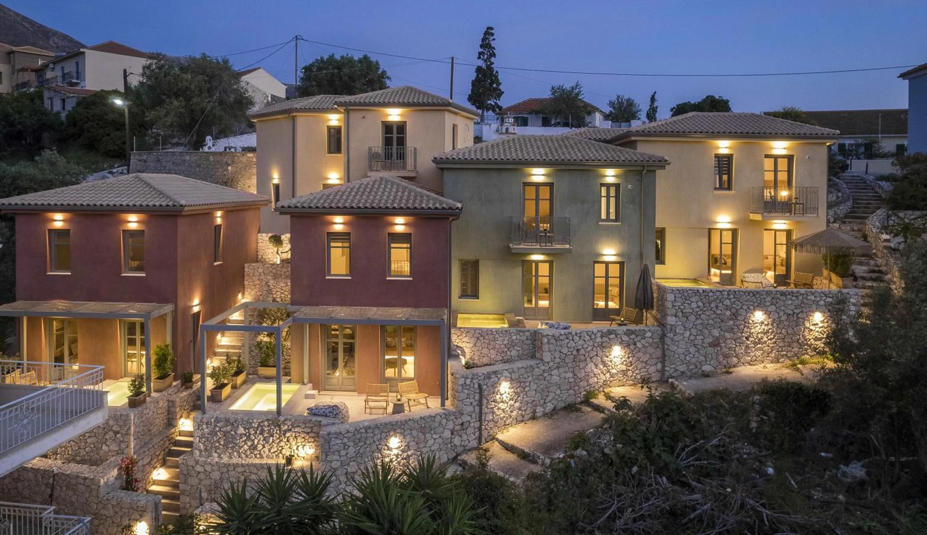 Property building in Chromata Assos Villas Kefalonia