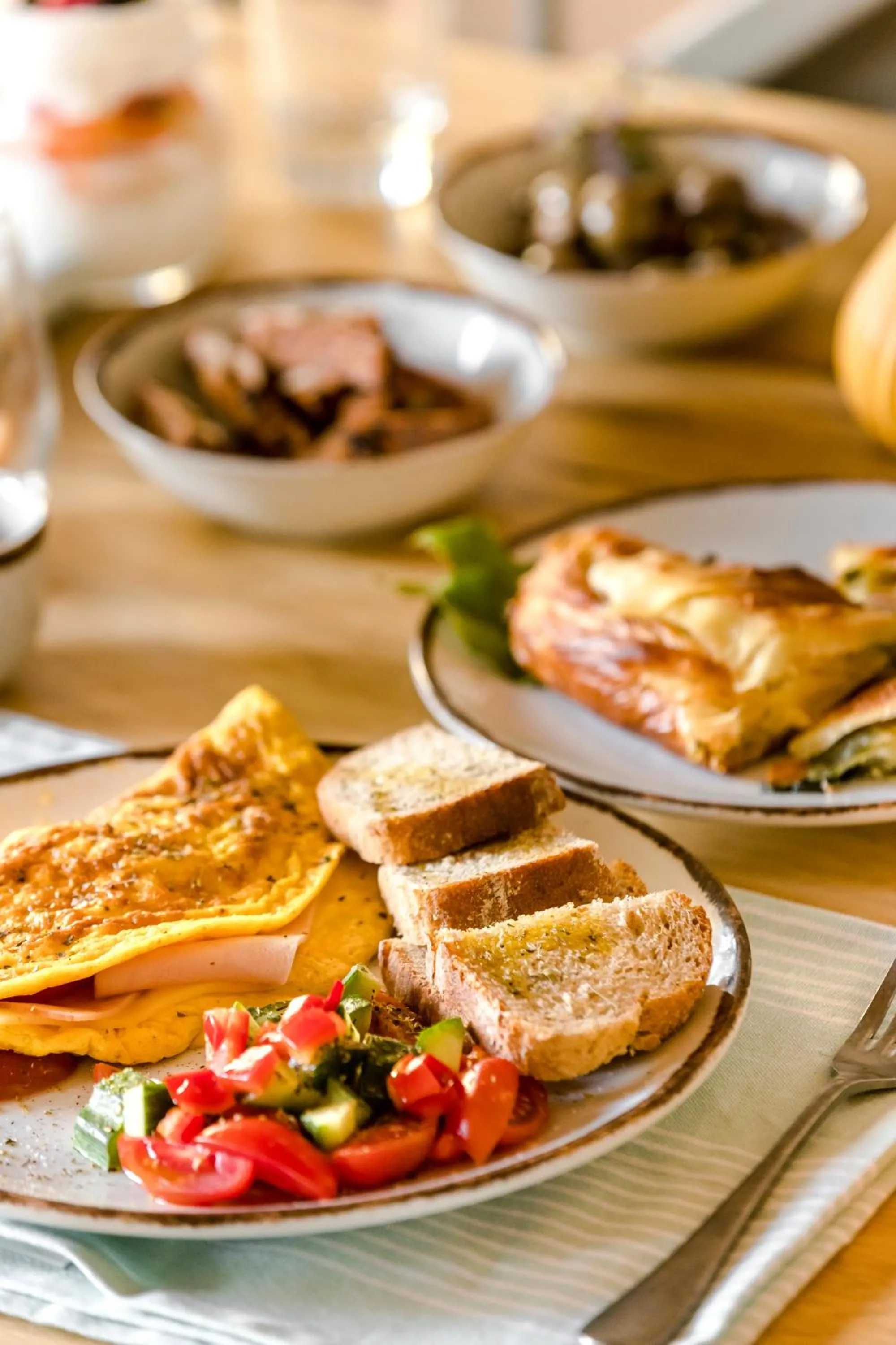 Breakfast in Chromata Assos Villas Kefalonia