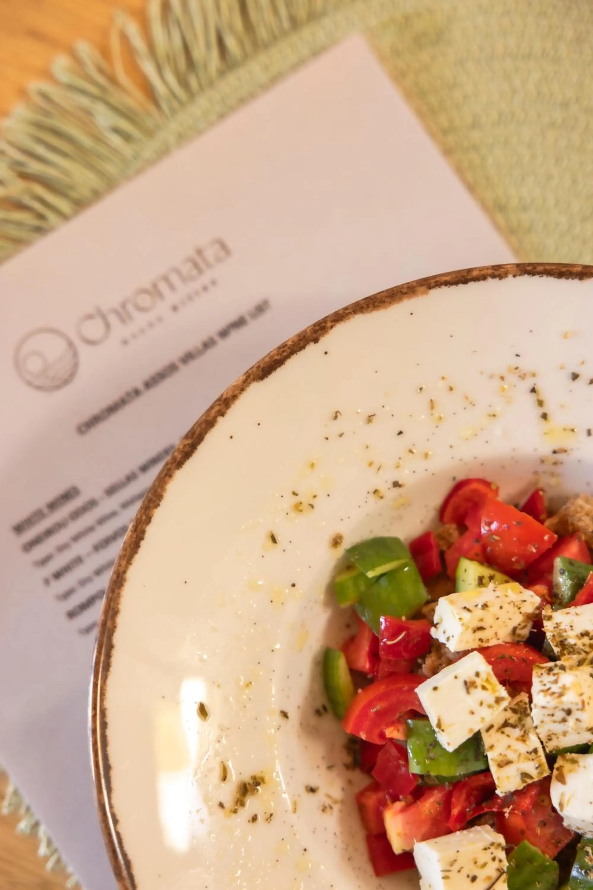 Food and drinks in Chromata Assos Villas Kefalonia