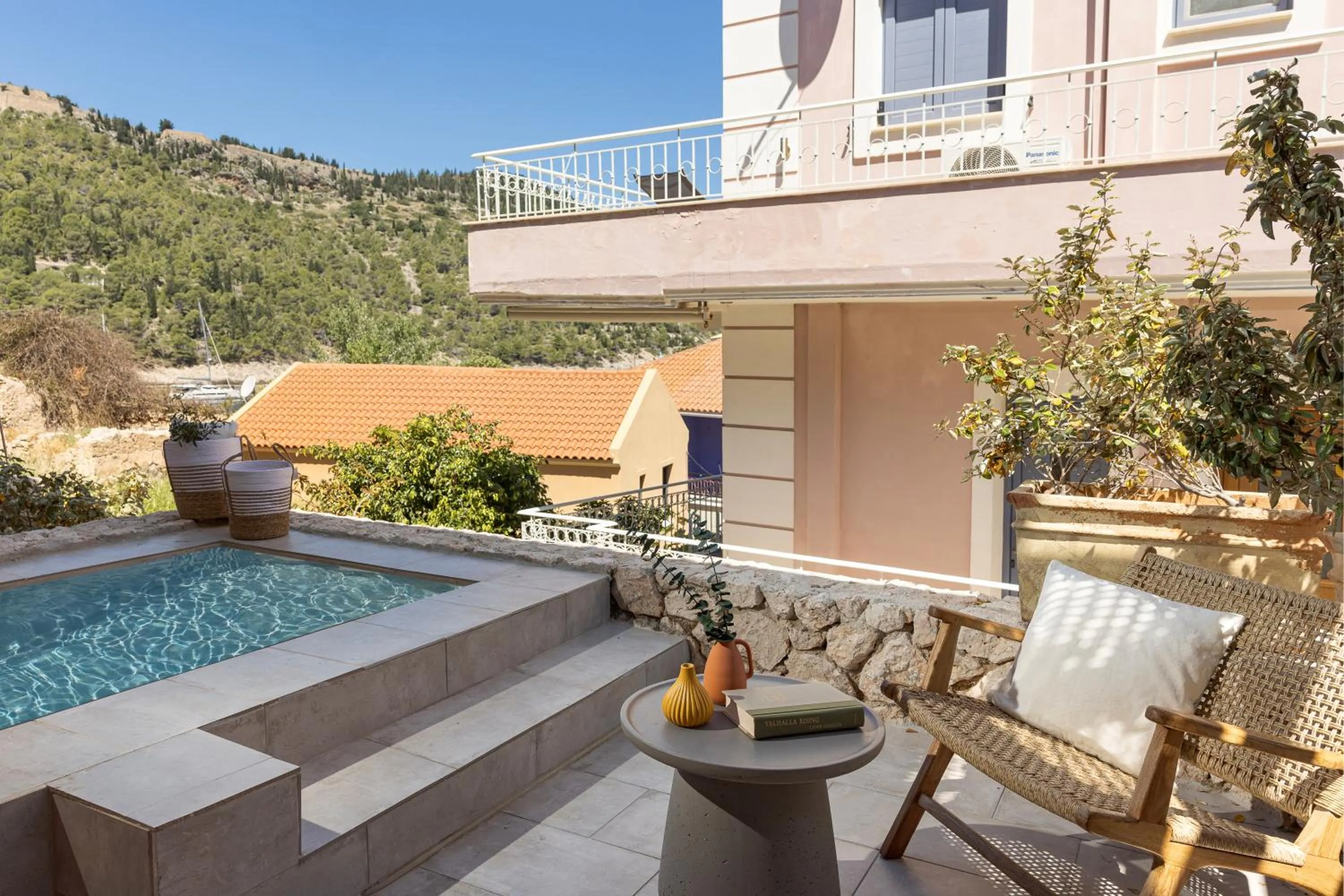 Balcony/Terrace in Chromata Assos Villas Kefalonia