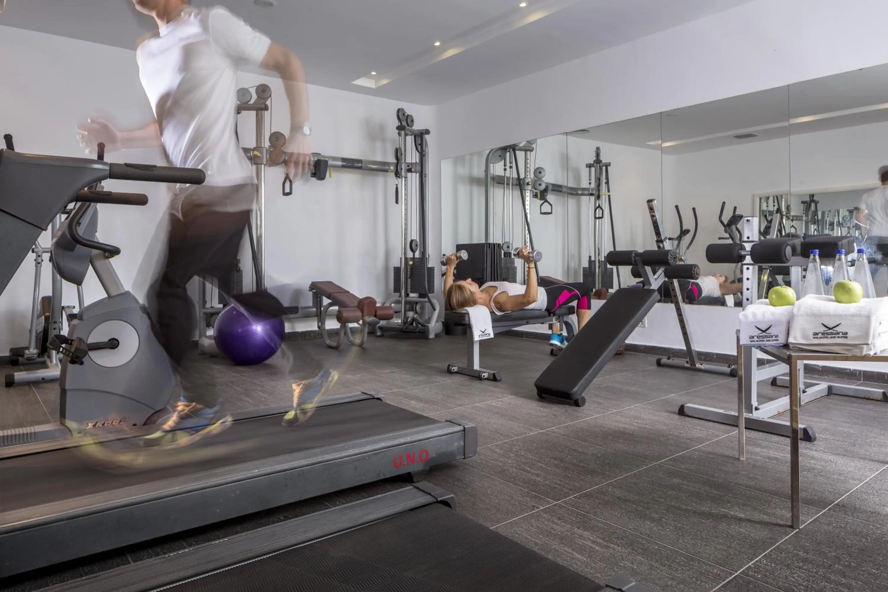 Fitness centre/facilities in Aressana Spa Hotel & Suites - Small Luxury Hotels of the World