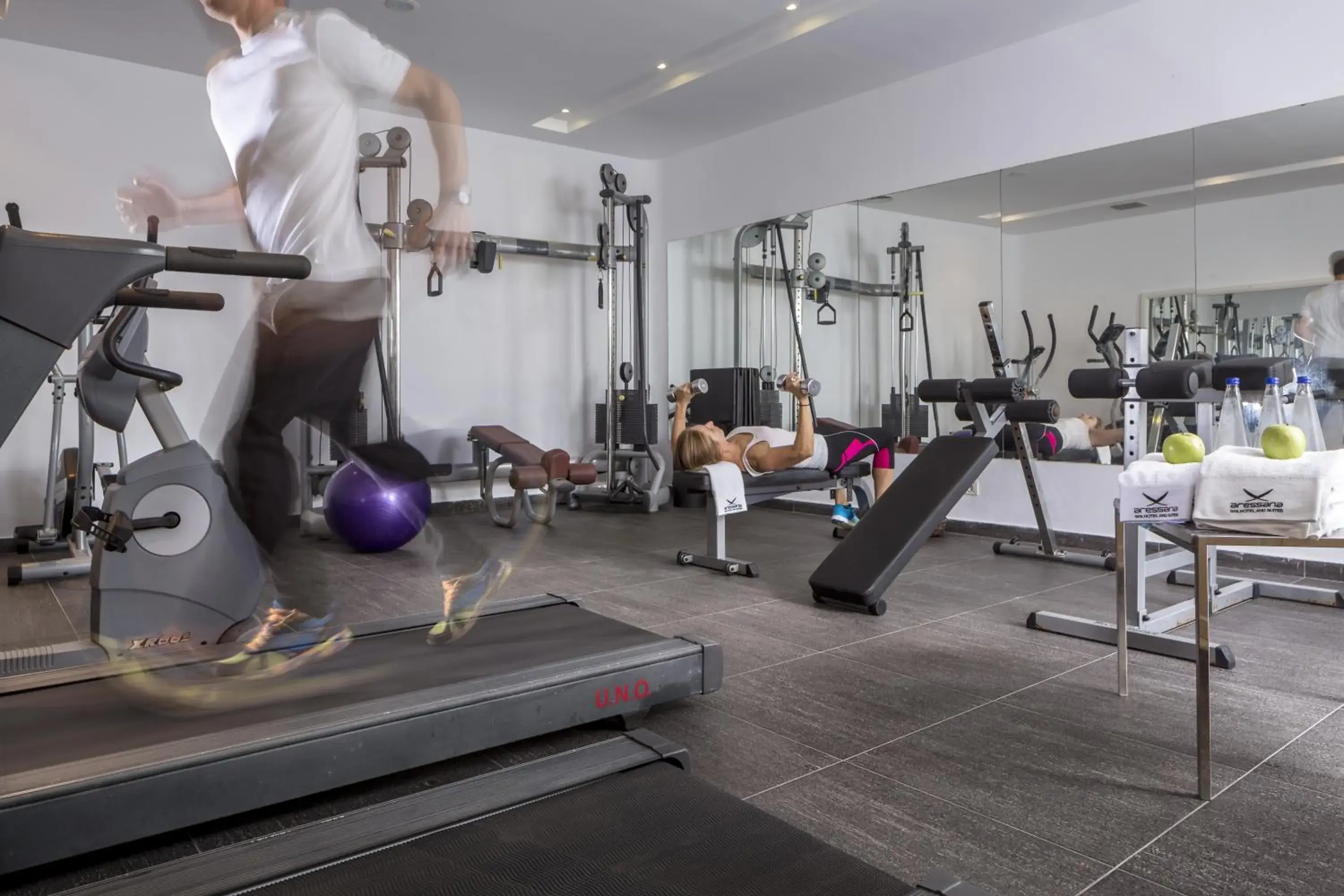 Fitness centre/facilities in Aressana Spa Hotel & Suites - Small Luxury Hotels of the World Fitness centre/facilities in Aressana Spa Hotel & Suites - Small Luxury Hotels of the World