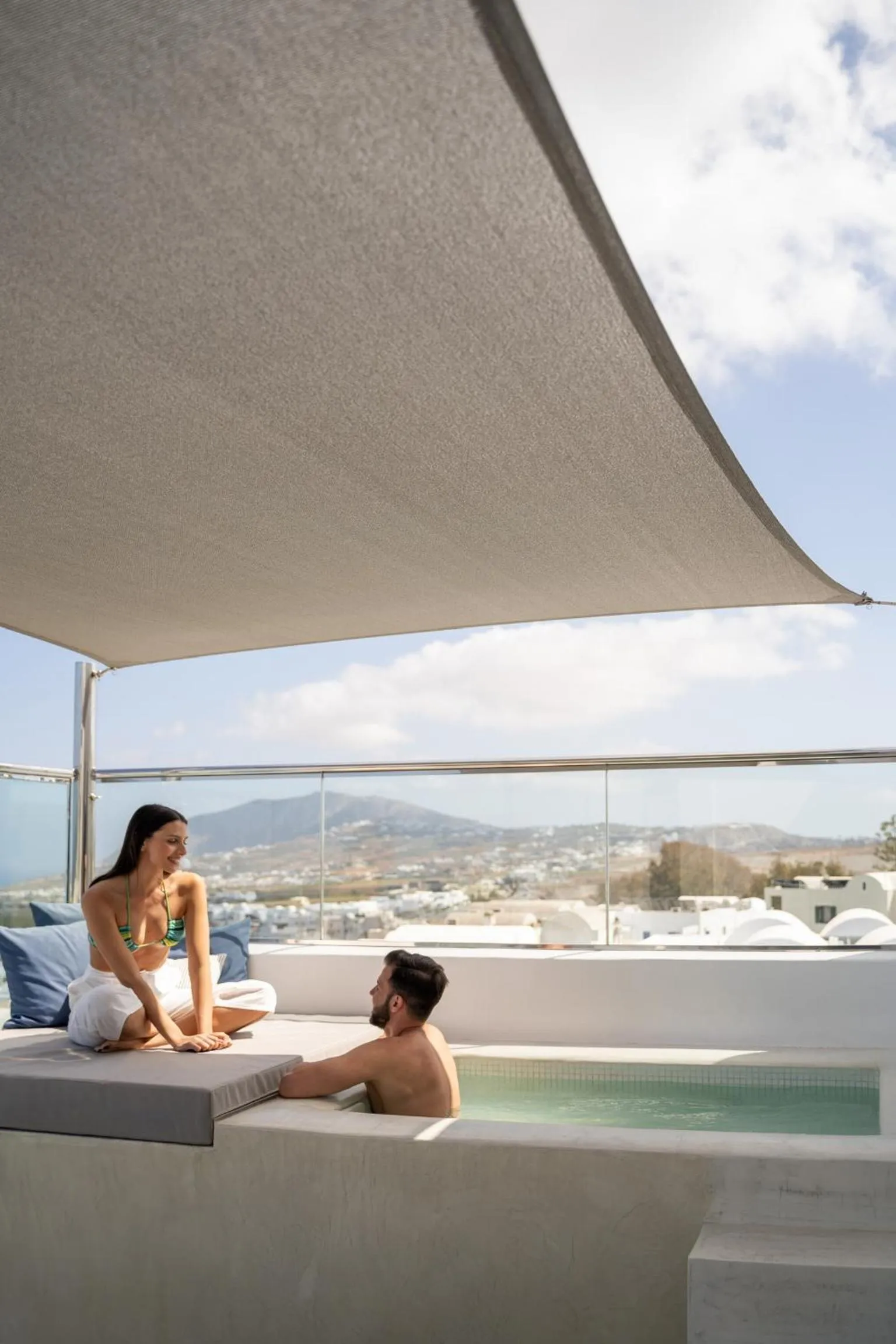 People in Aressana Spa Hotel & Suites - Small Luxury Hotels of the World