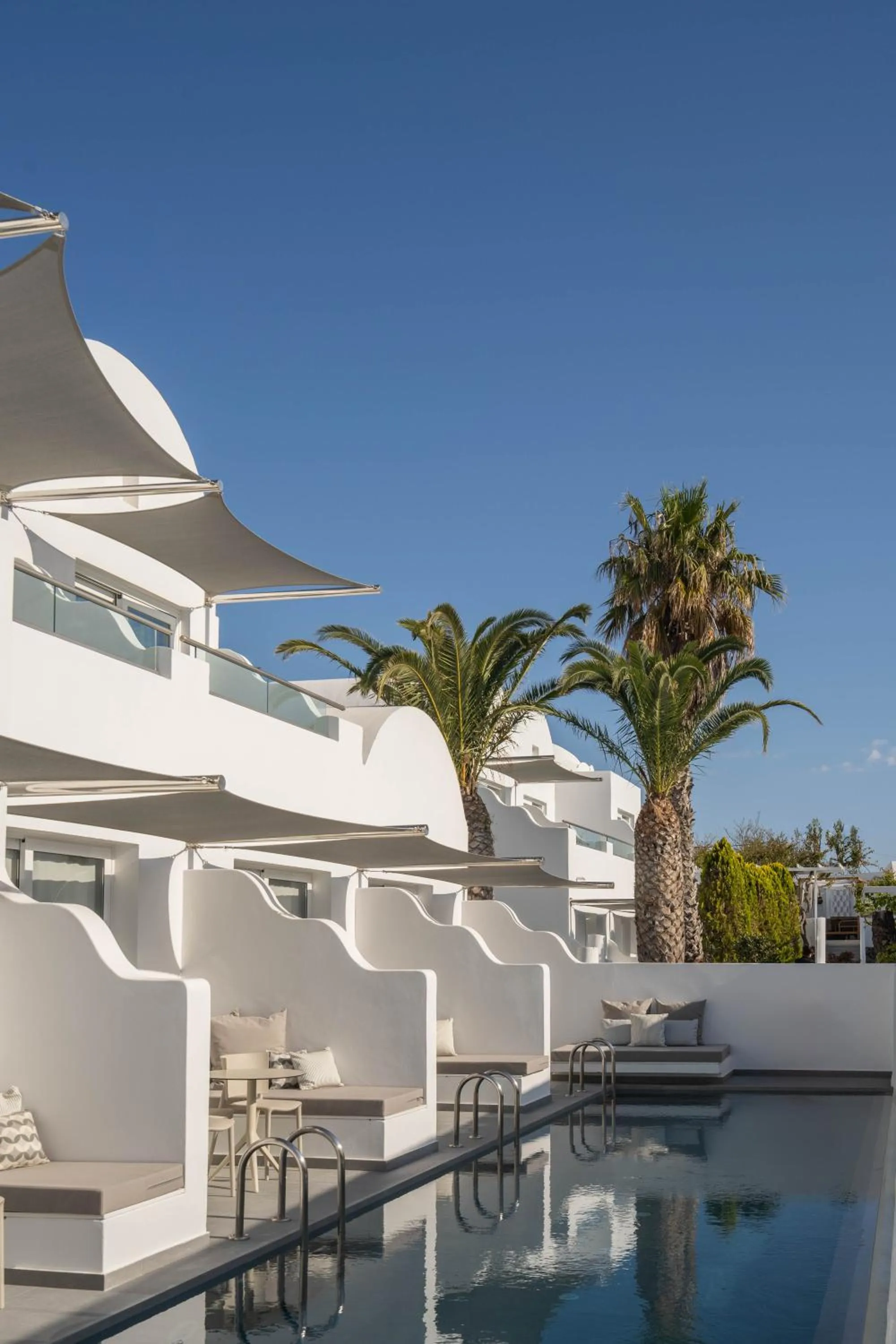 Pool view in Aressana Spa Hotel & Suites - Small Luxury Hotels of the World