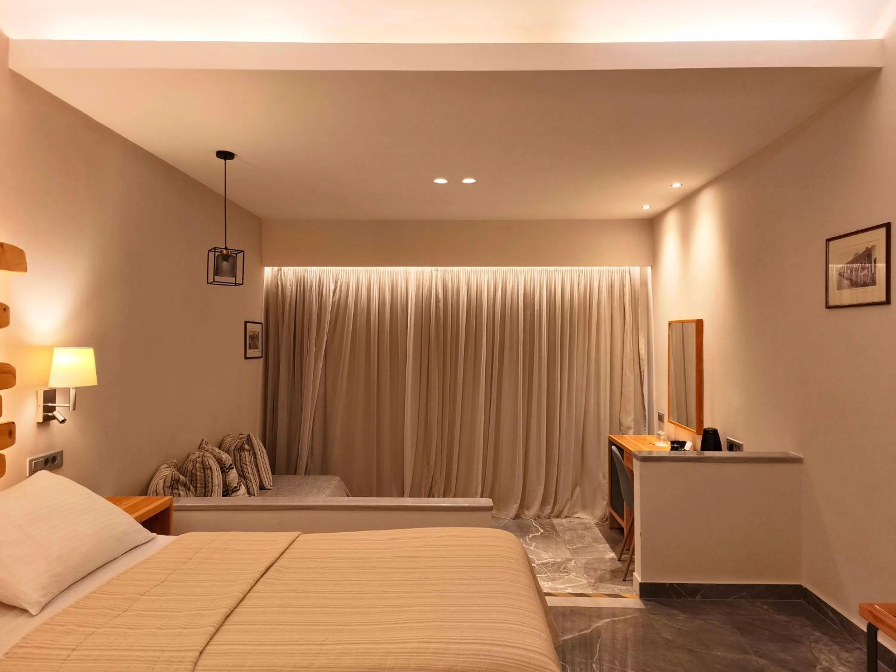 Bed in Hotel Europa Olympia