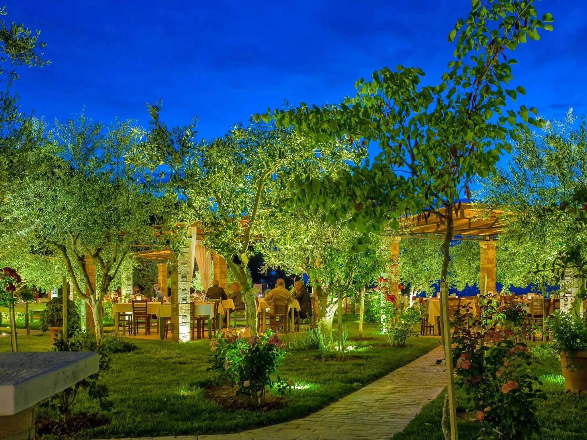 BBQ facilities in Hotel Europa Olympia