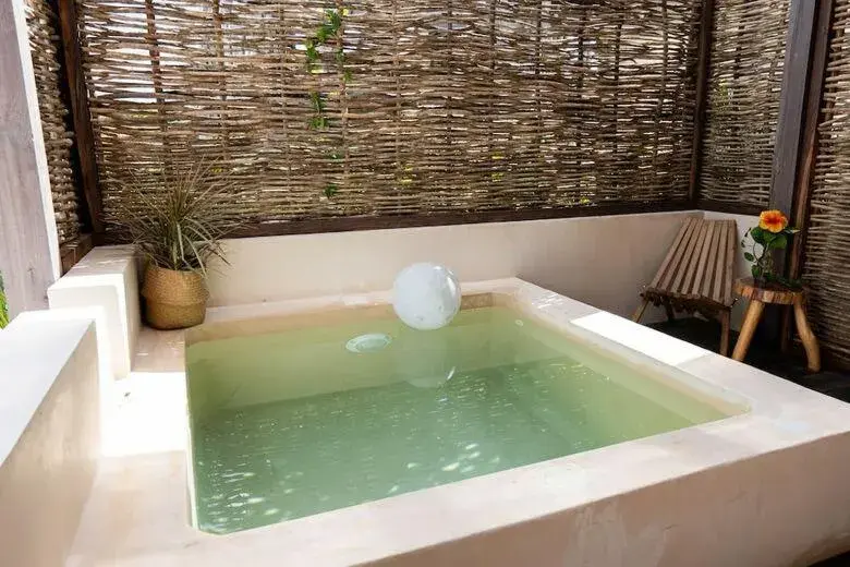 Swimming pool in Cervecería Tulum Boutique Hotel & Beer Spa - All Inclusive Swimming pool in Cervecería Tulum Boutique Hotel & Beer Spa - All Inclusive