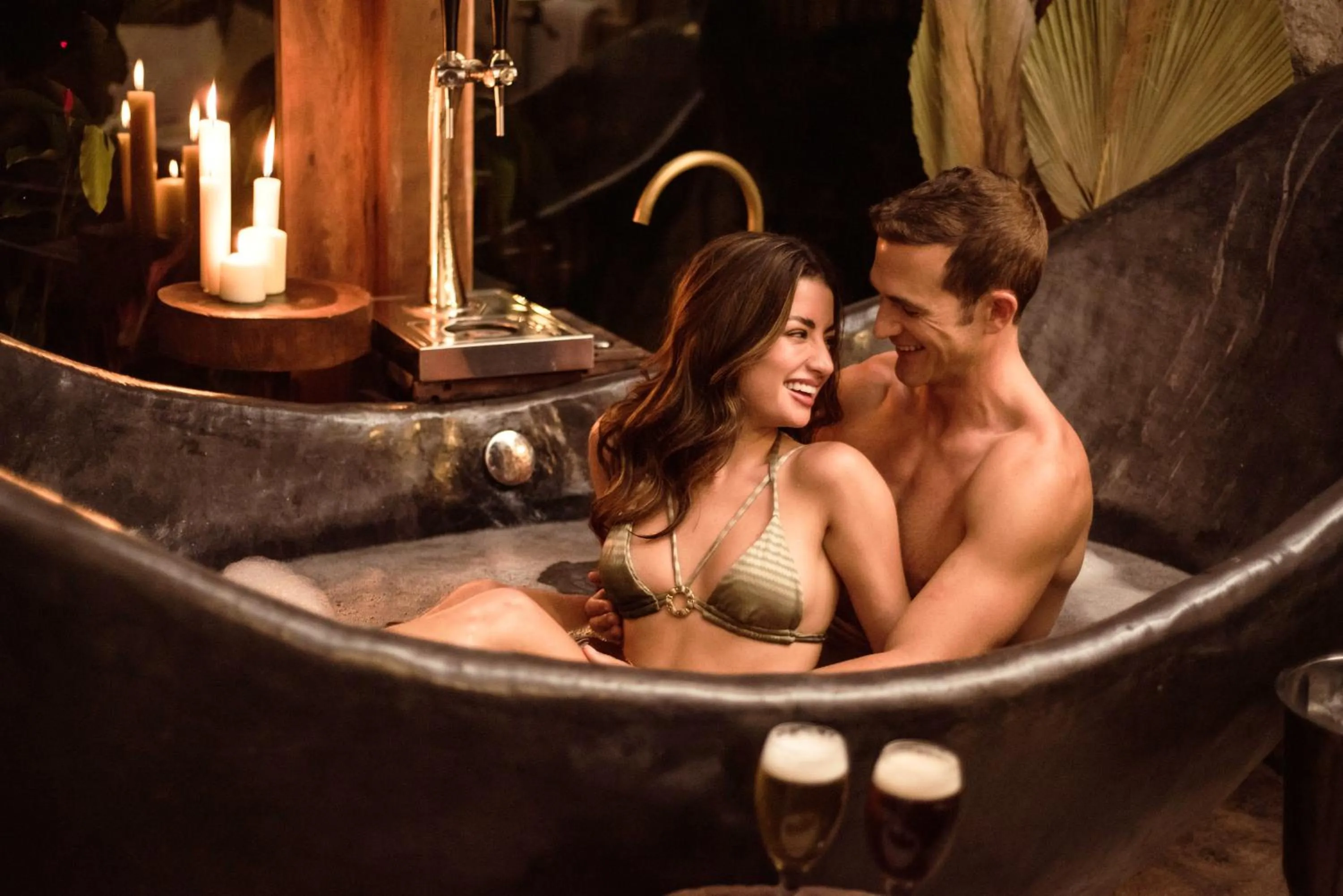 Hot Tub in CervecerIa Tulum Boutique Hotel & Beer Spa