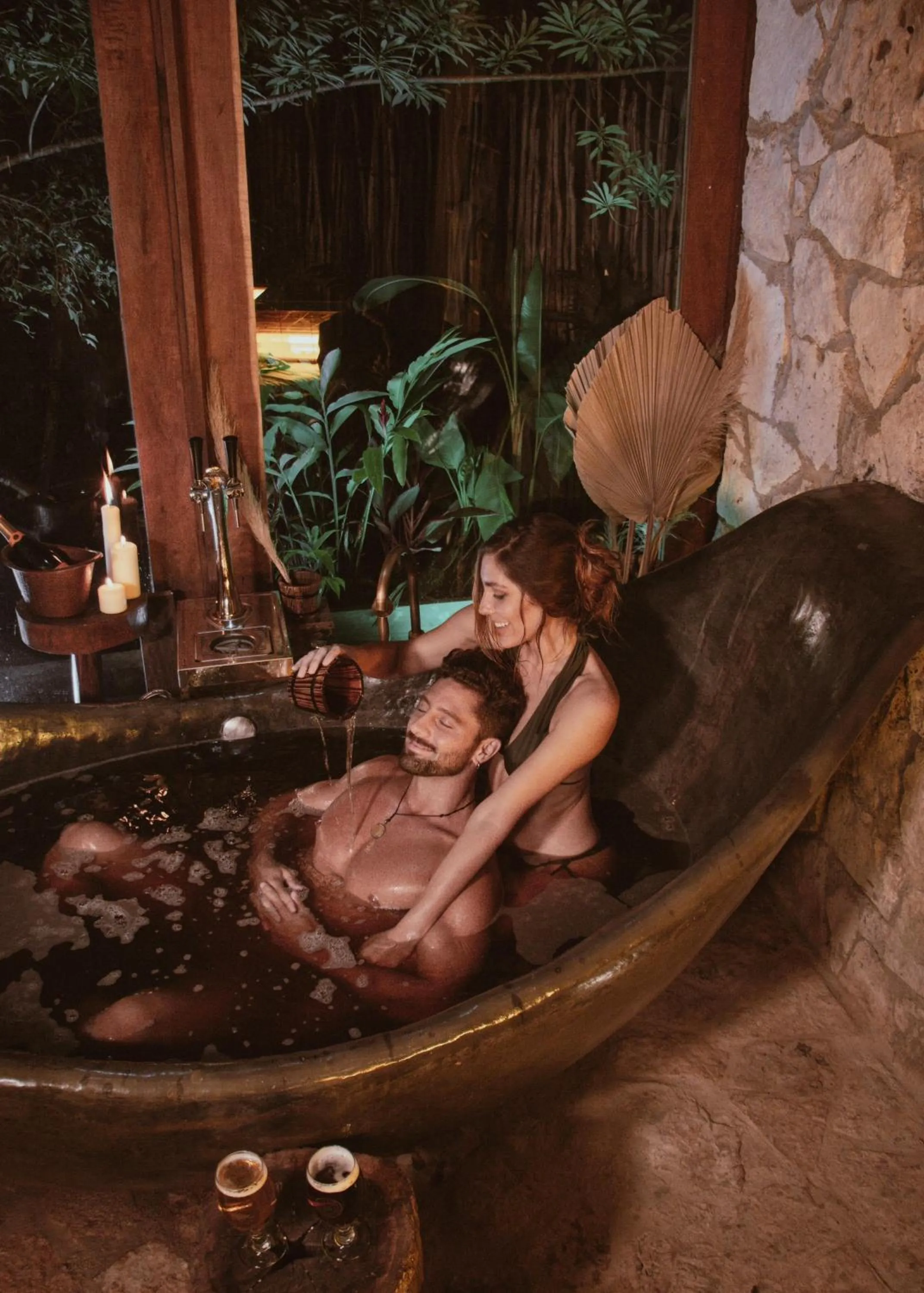 Night in CervecerIa Tulum Boutique Hotel & Beer Spa