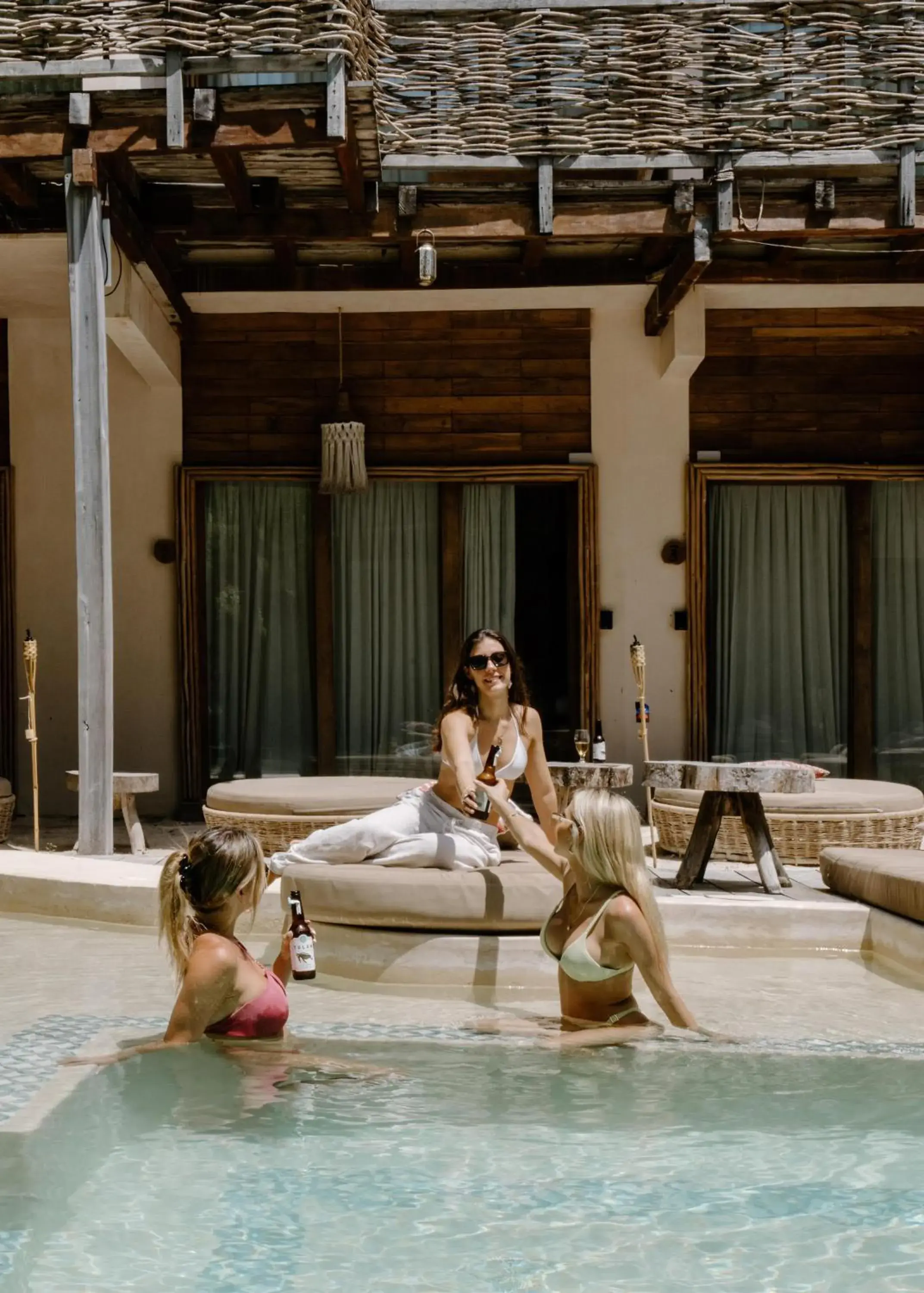 Swimming pool in Cervecería Tulum Boutique Hotel & Beer Spa - All Inclusive Swimming pool in Cervecería Tulum Boutique Hotel & Beer Spa - All Inclusive