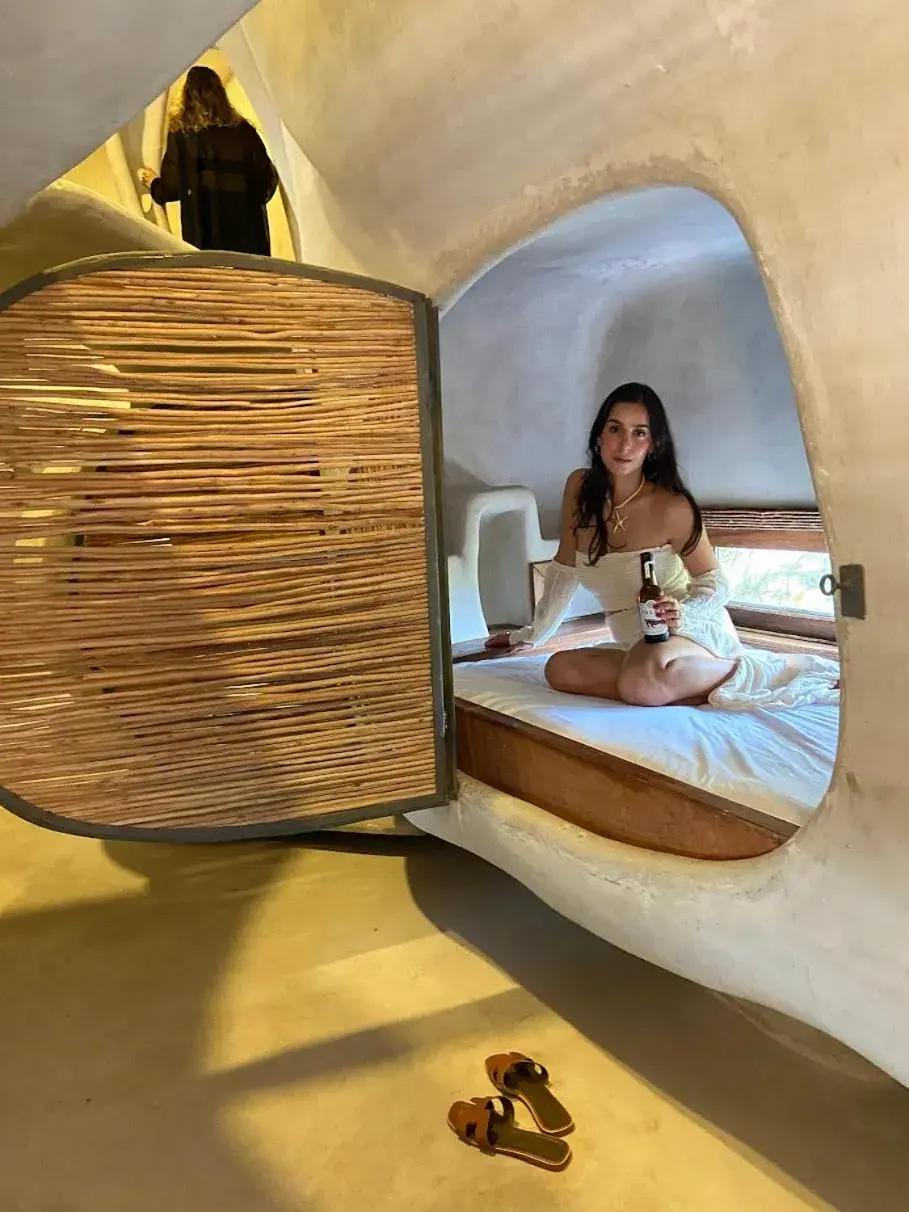 Bed in Cervecería Tulum Boutique Hotel & Beer Spa - All Inclusive Bed in Cervecería Tulum Boutique Hotel & Beer Spa - All Inclusive