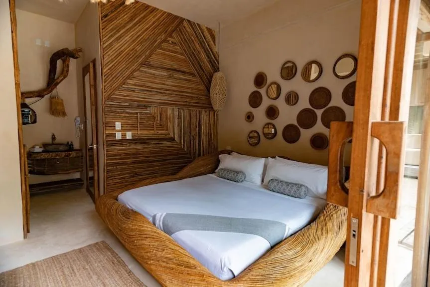 Bed in Tulum Brew House Hotel - Adults Only