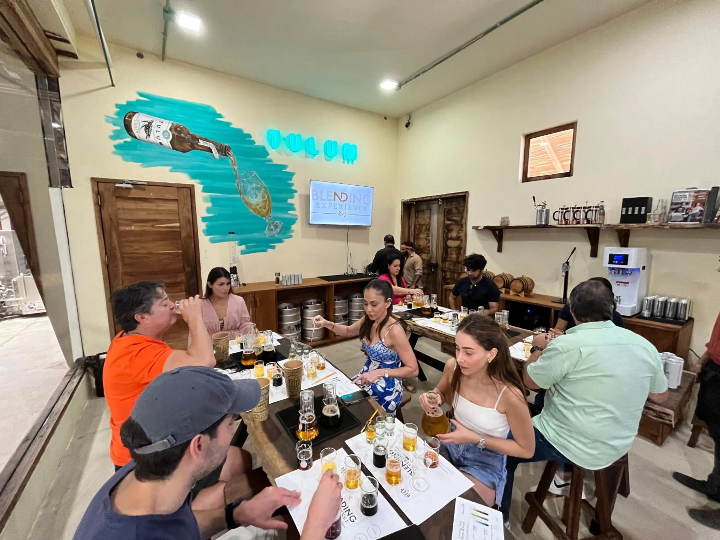 People in CervecerIa Tulum Boutique Hotel & Beer Spa