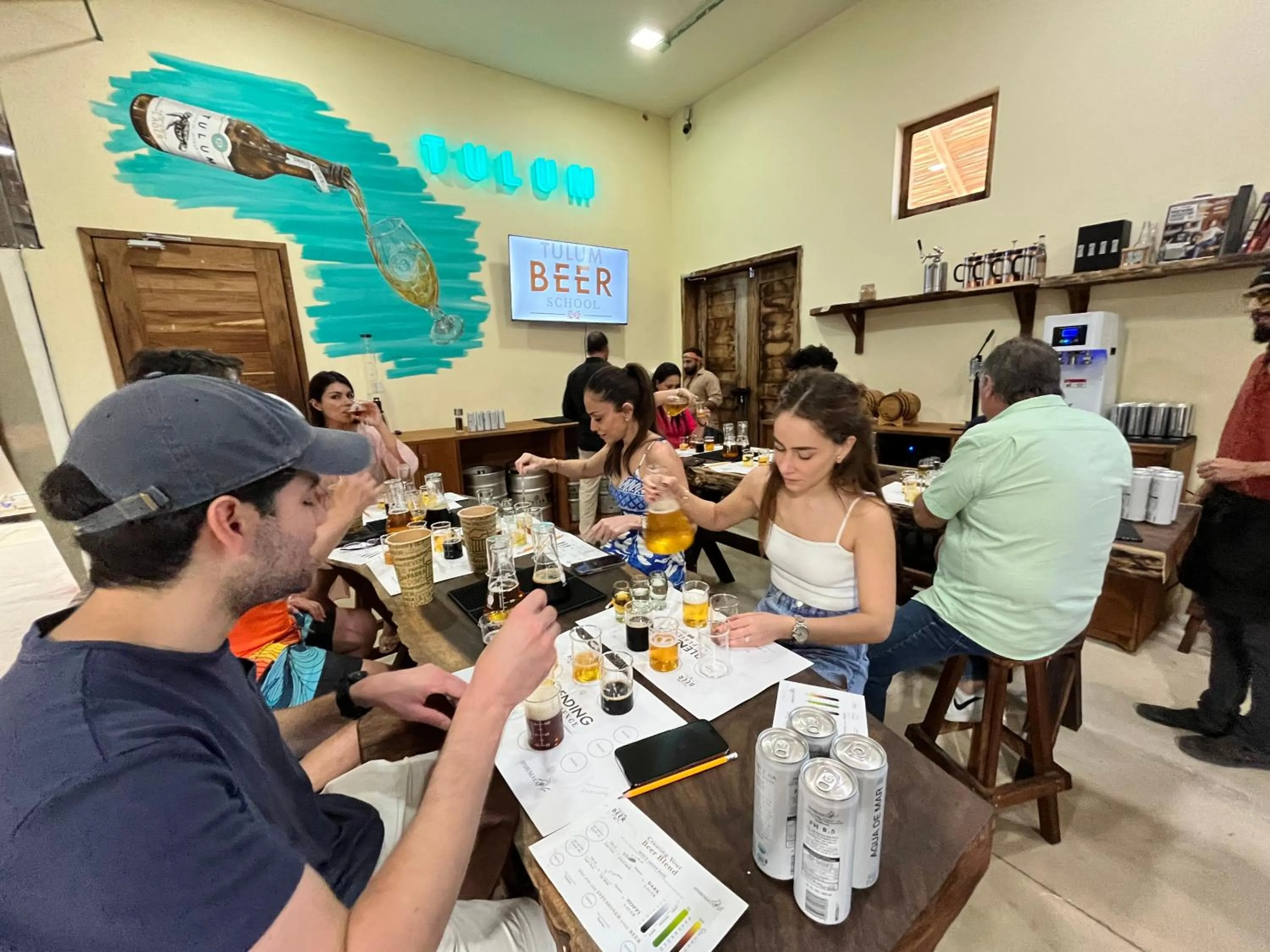 People in CervecerIa Tulum Boutique Hotel & Beer Spa