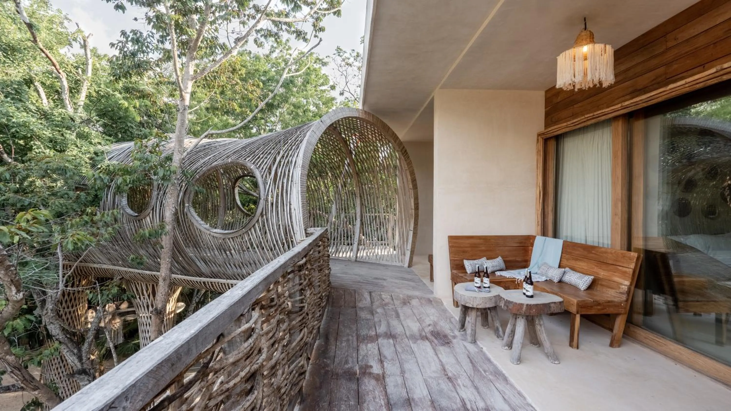 Patio in CervecerIa Tulum Boutique Hotel & Beer Spa