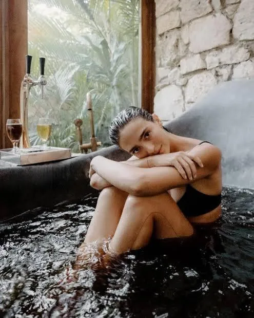 Hot Tub in CervecerIa Tulum Boutique Hotel & Beer Spa