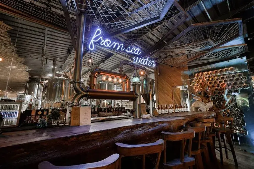 Lounge or bar in Cervecería Tulum Boutique Hotel & Beer Spa - All Inclusive Lounge or bar in Cervecería Tulum Boutique Hotel & Beer Spa - All Inclusive