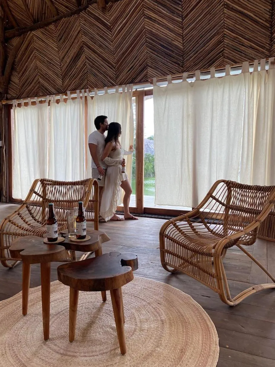 Living room in CervecerIa Tulum Boutique Hotel & Beer Spa