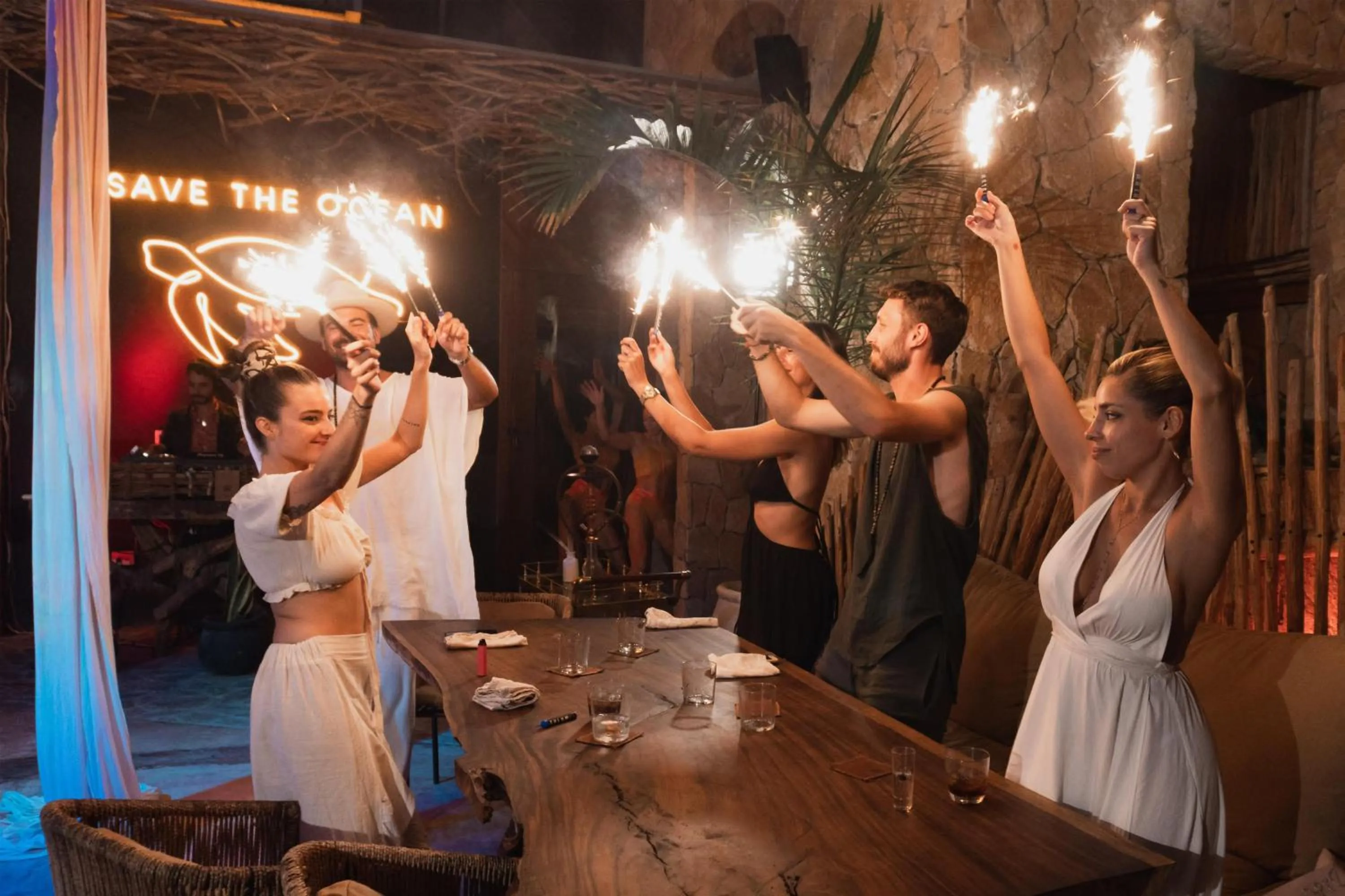 People in CervecerIa Tulum Boutique Hotel & Beer Spa