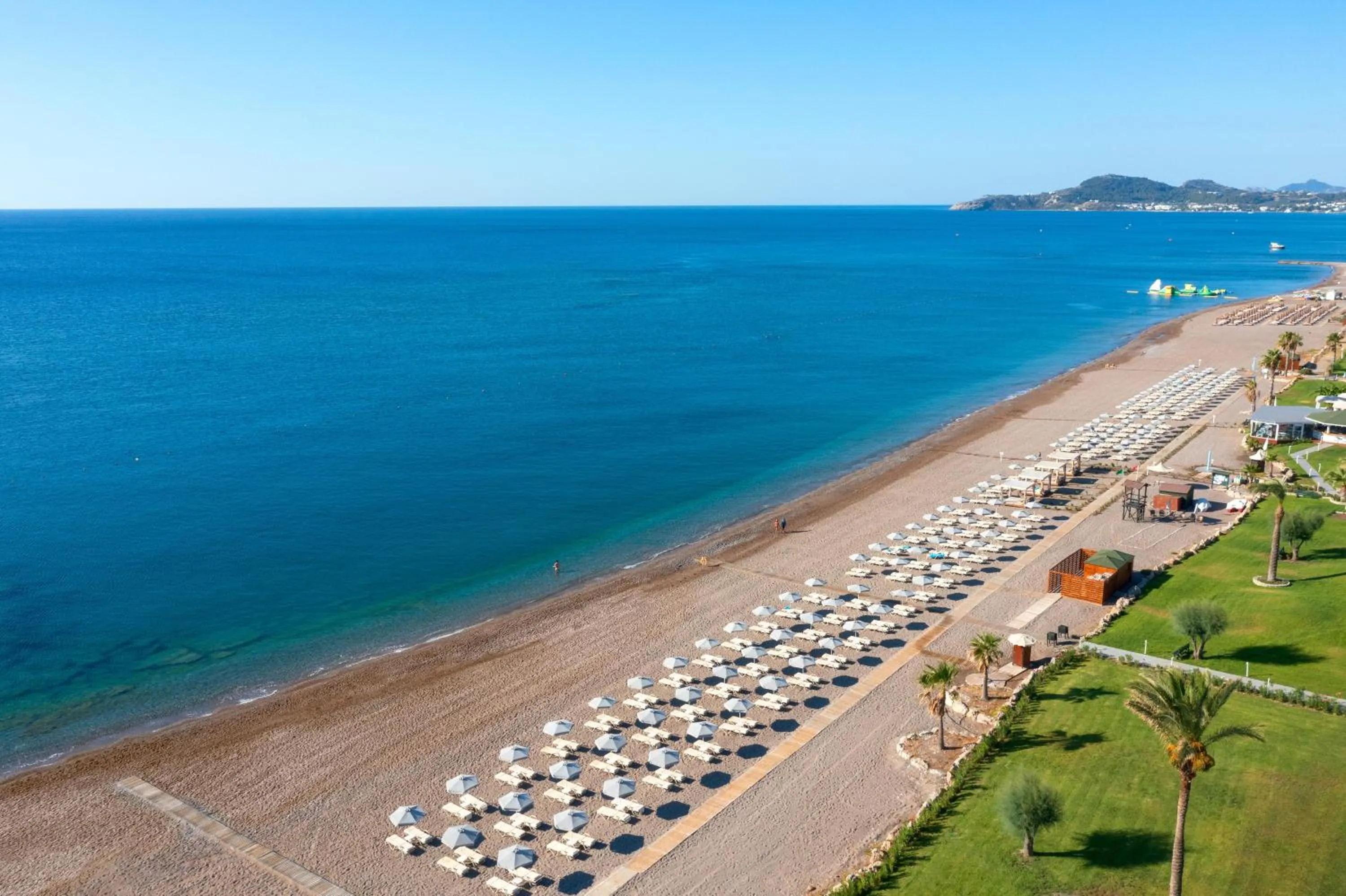 Beach in Rodos Palladium Leisure & Wellness