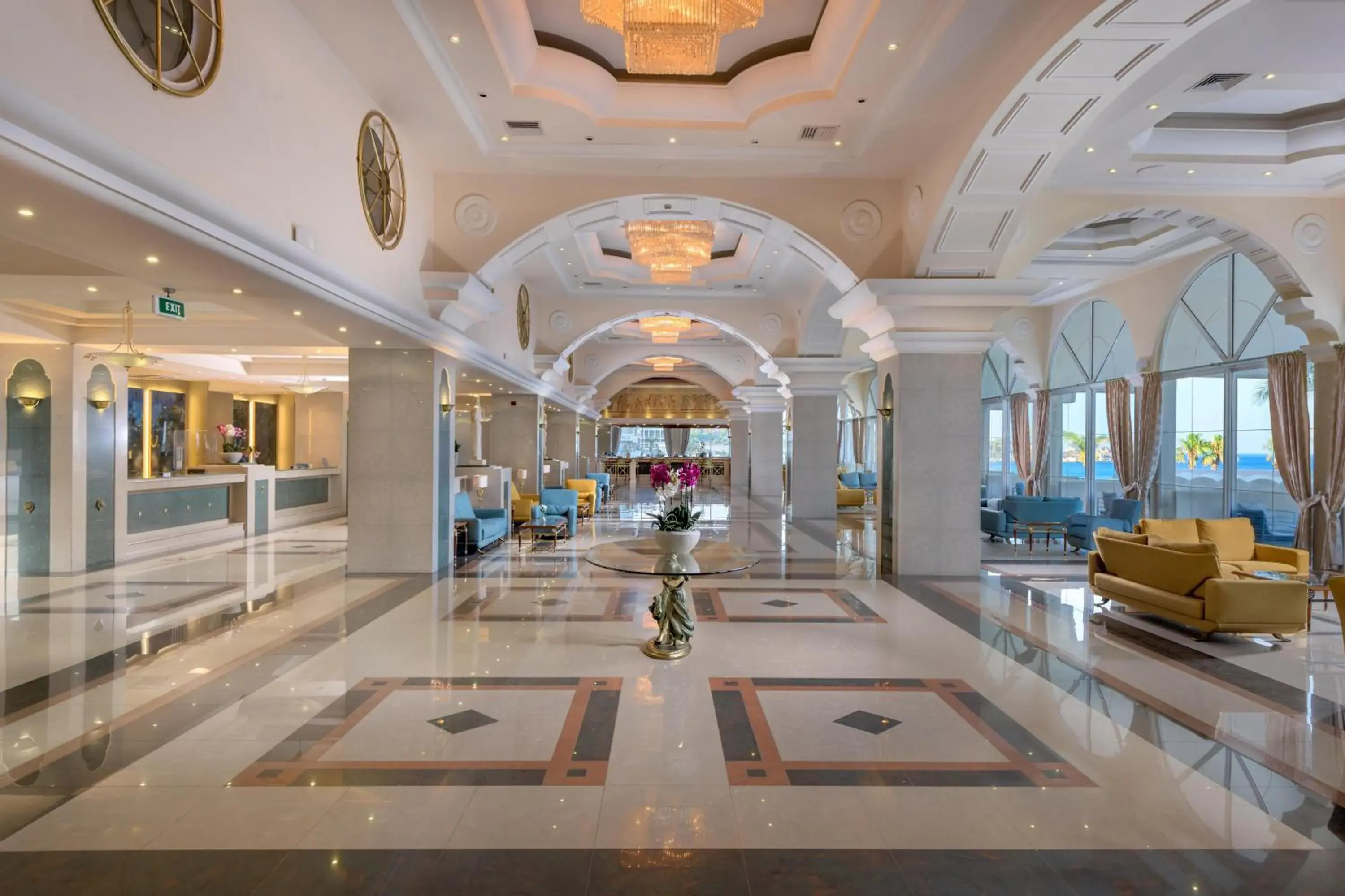 Lobby or reception in Rodos Palladium Leisure & Wellness Lobby or reception in Rodos Palladium Leisure & Wellness