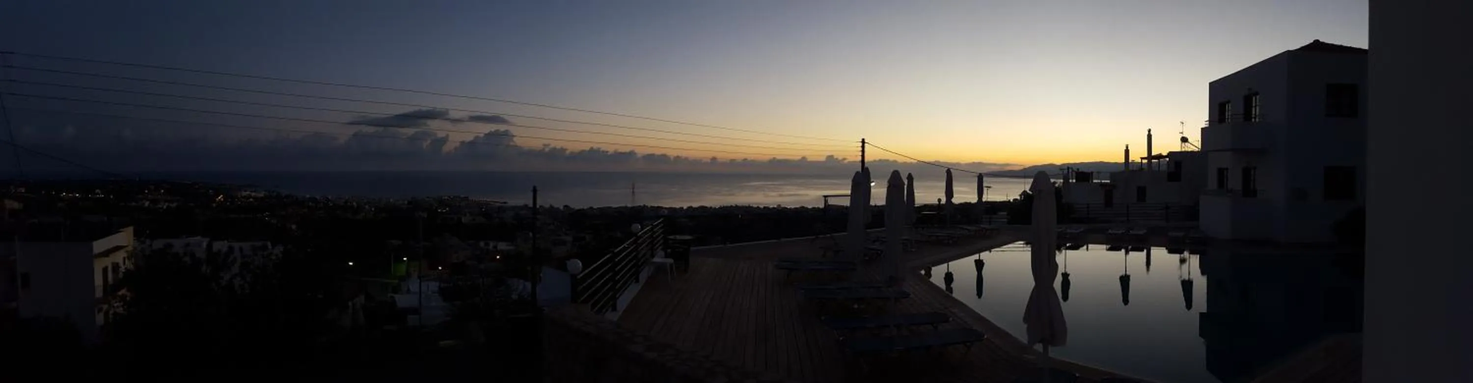 Pool view in Amazones Village Suites