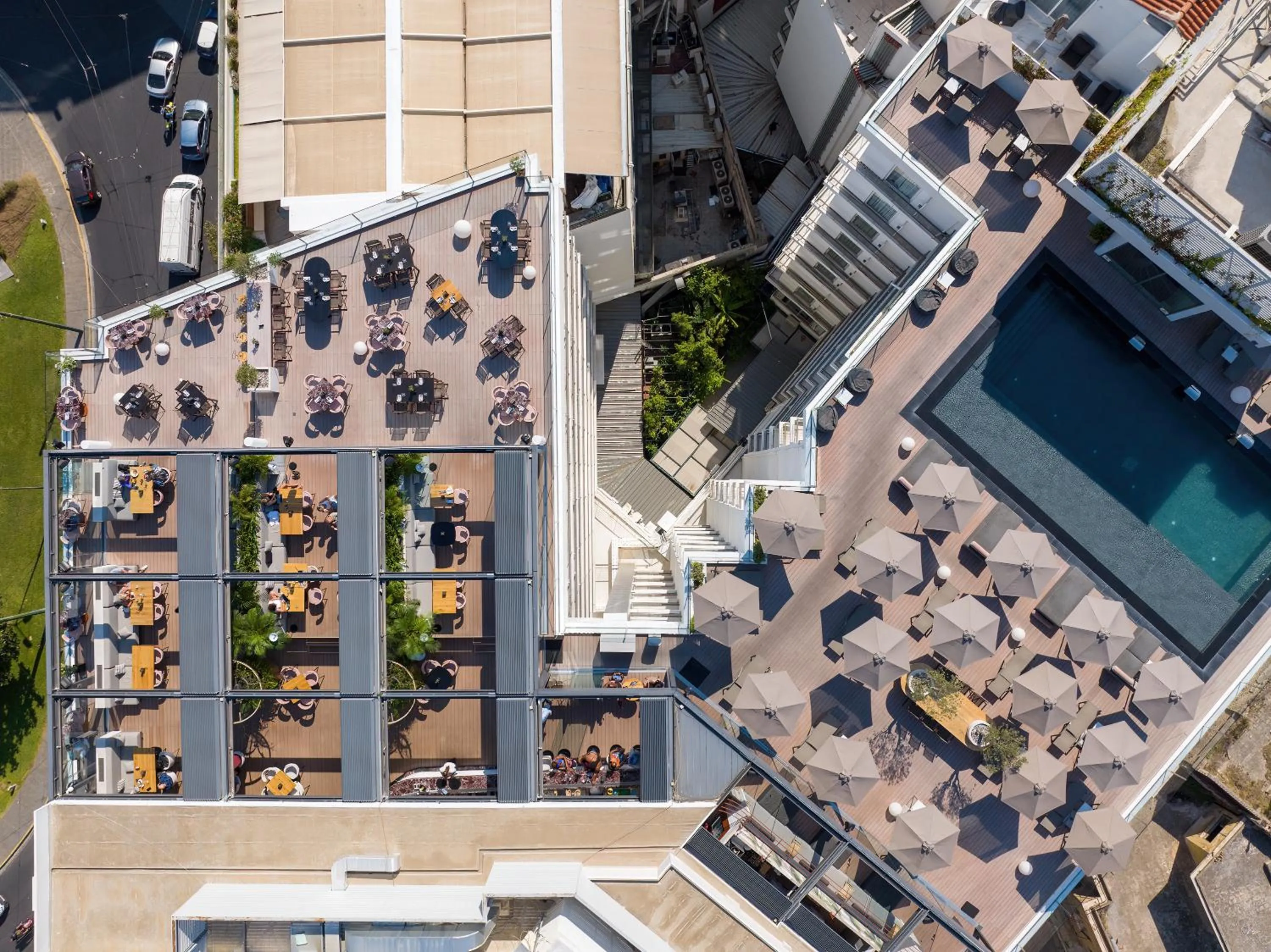 Bird's eye view in The Stanley