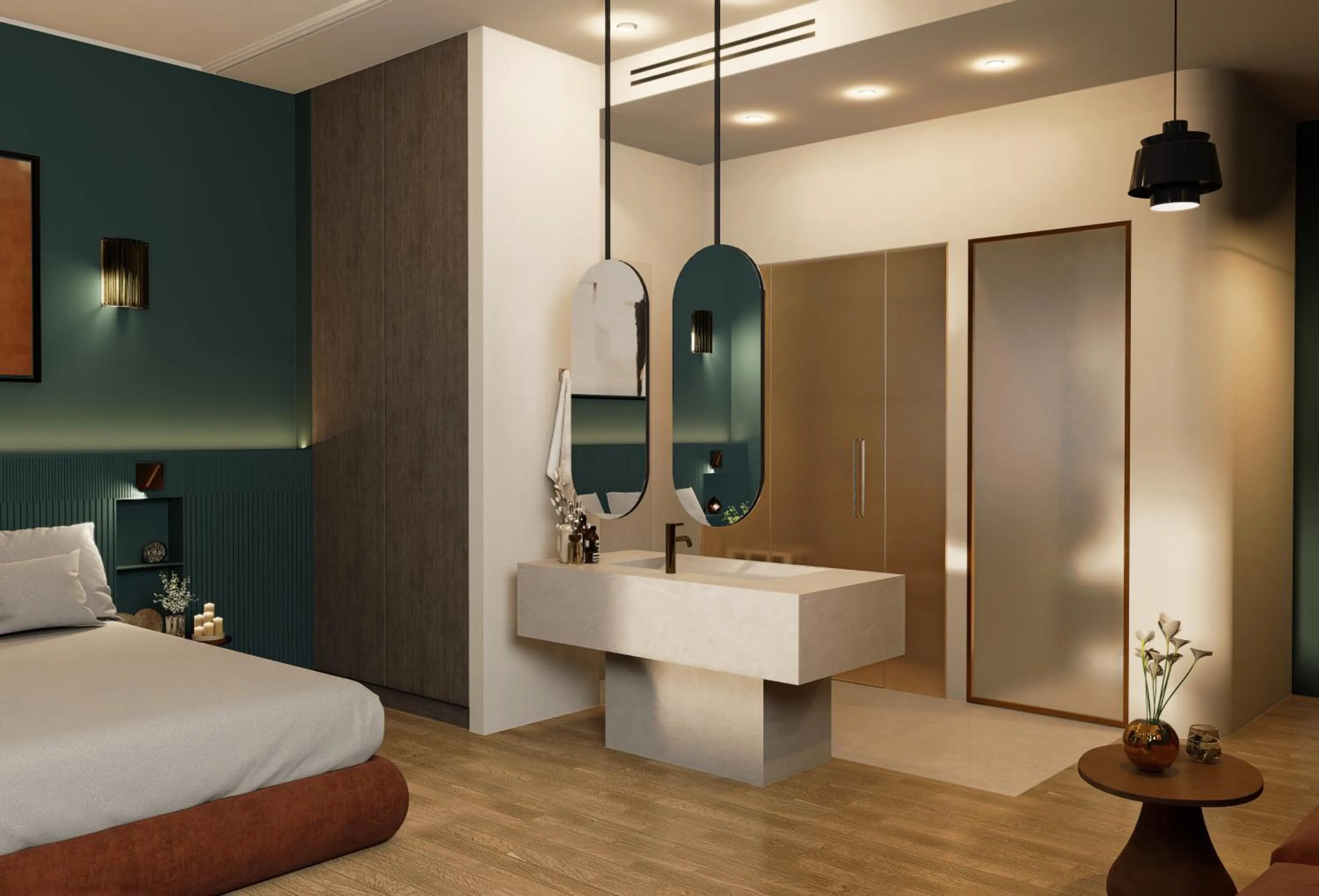 Sauna, Bed in The Stanley