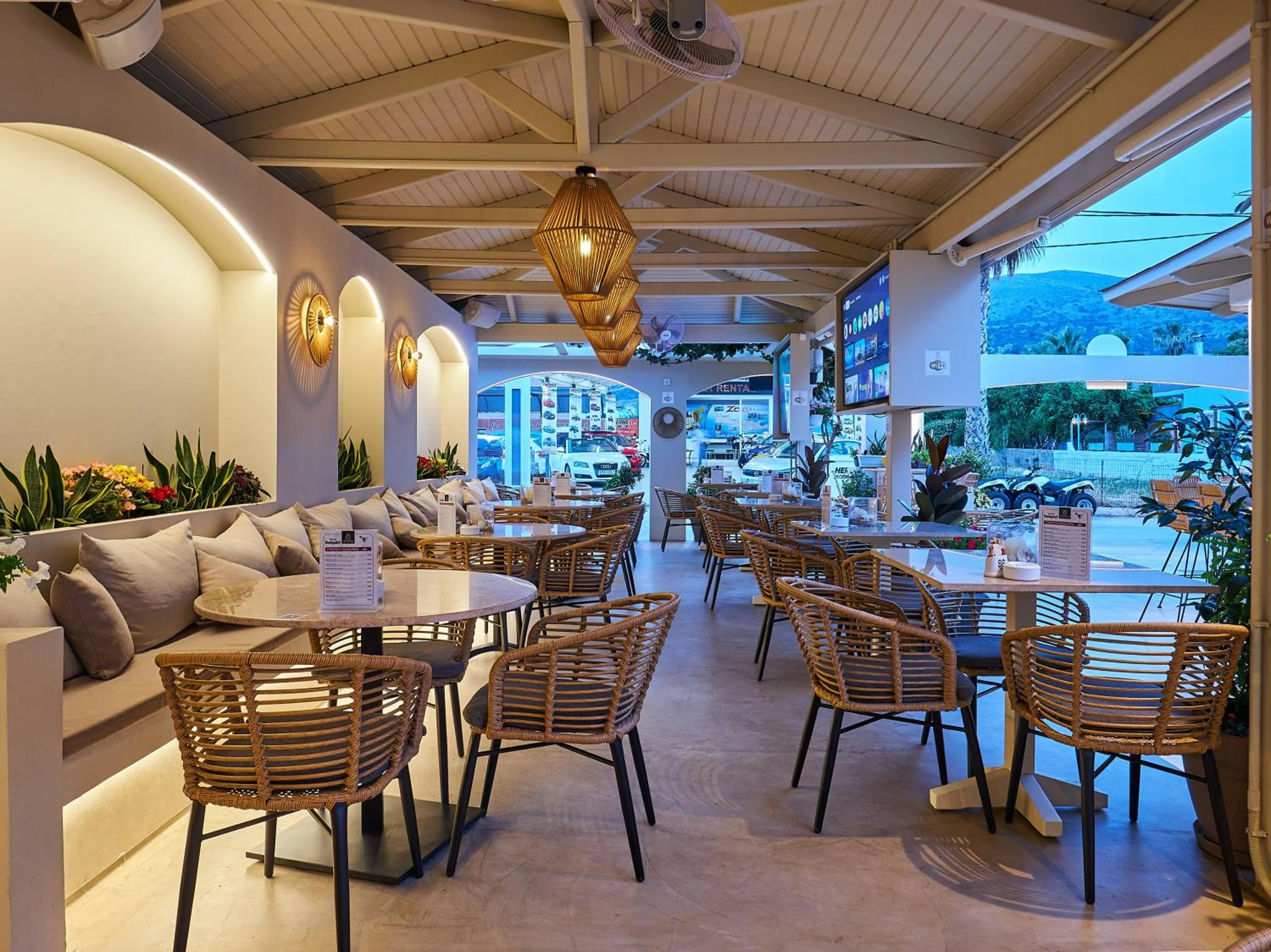 Lounge or bar in Mila Malia Studios Hotel