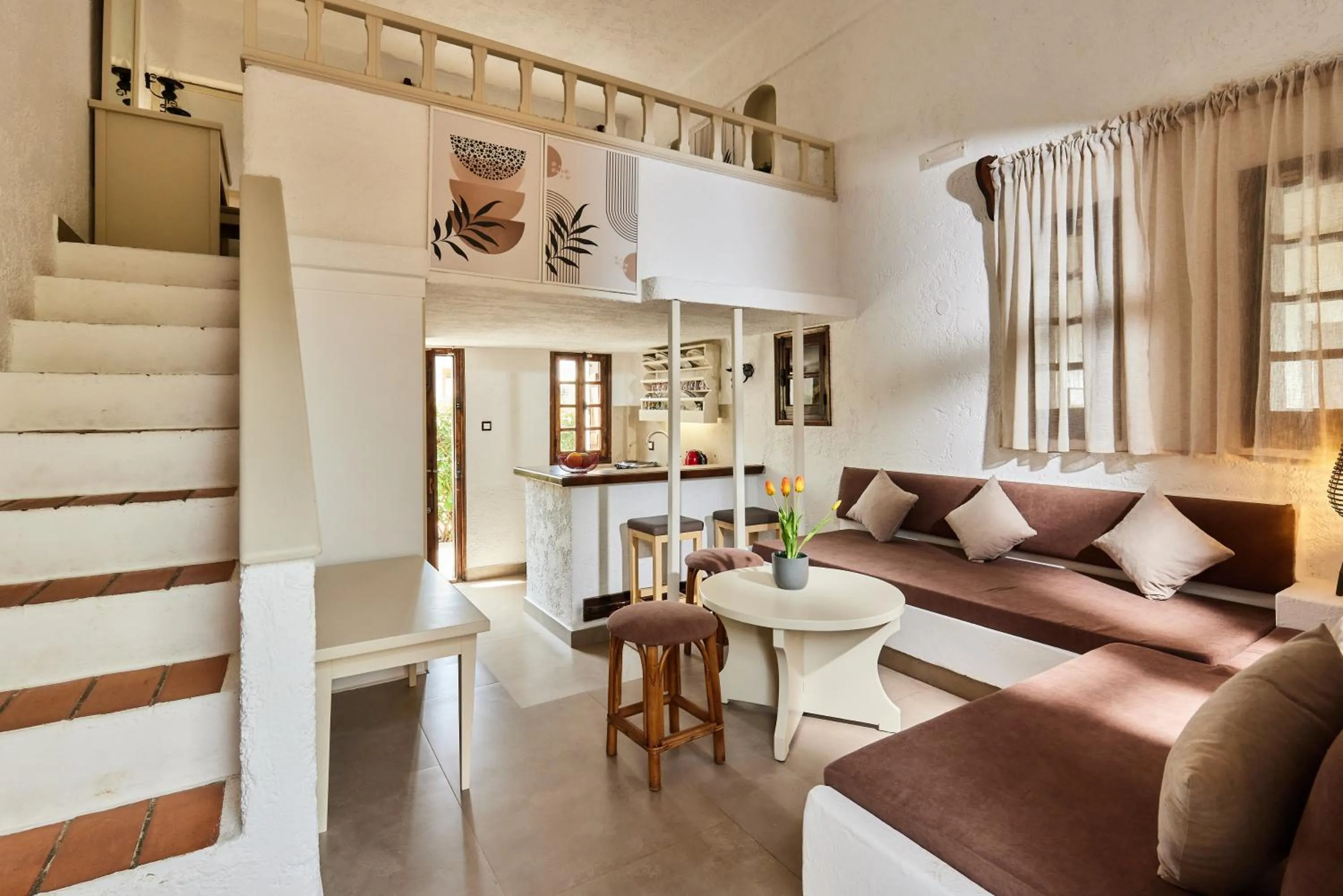 Living room in Mila Malia Studios Hotel