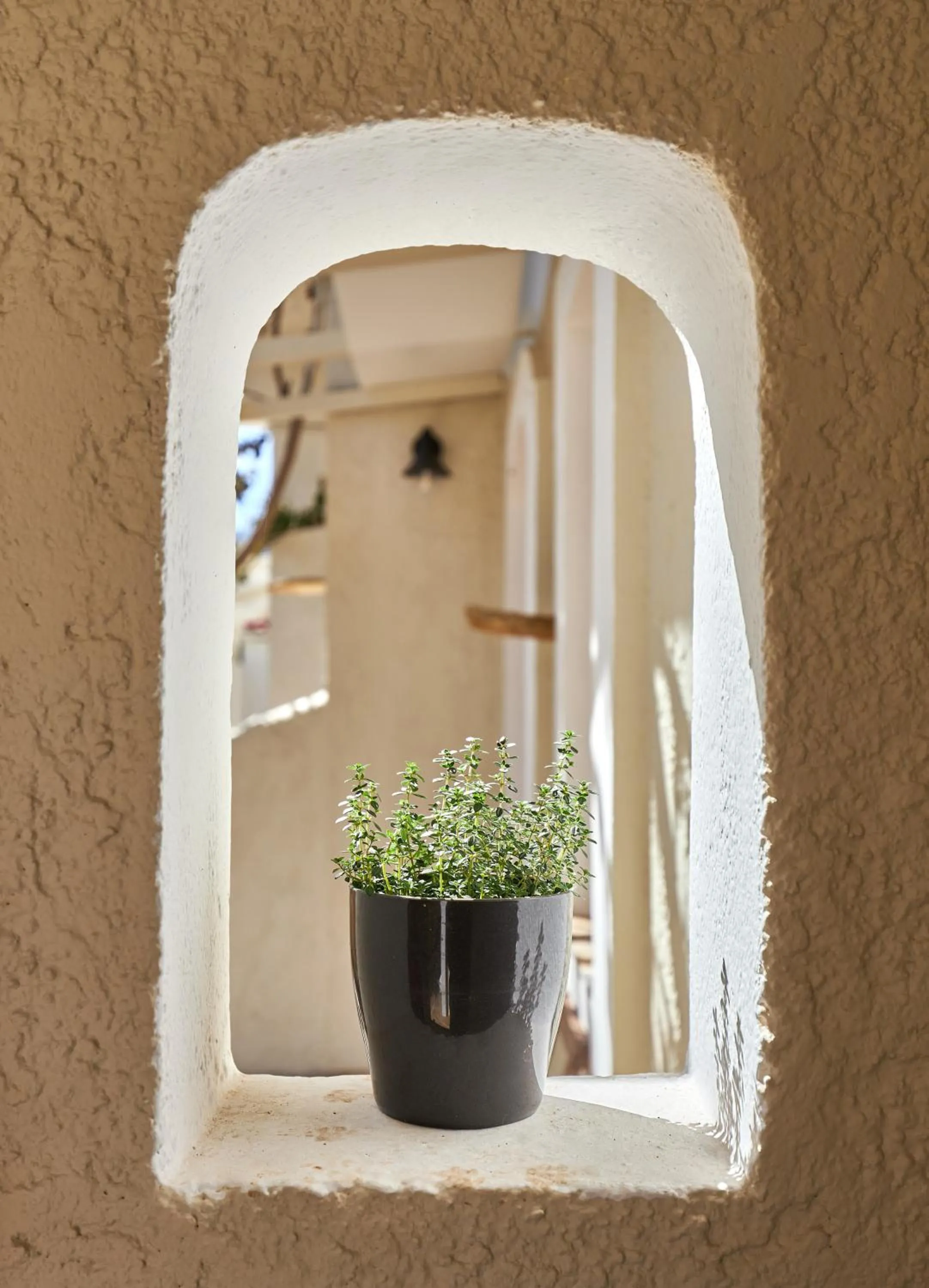 Decorative detail in Mila Malia Studios Hotel