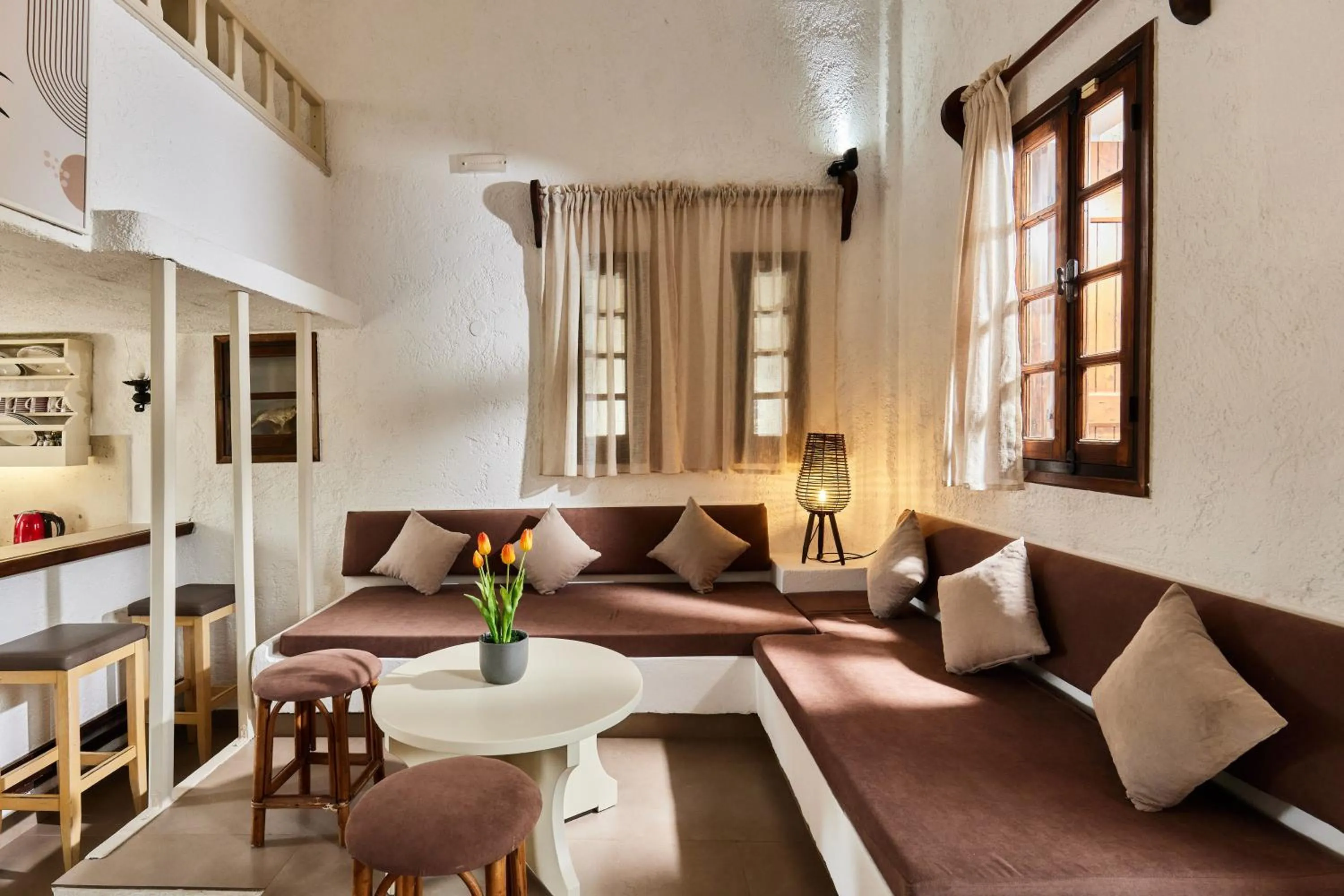 Living room in Mila Malia Studios Hotel