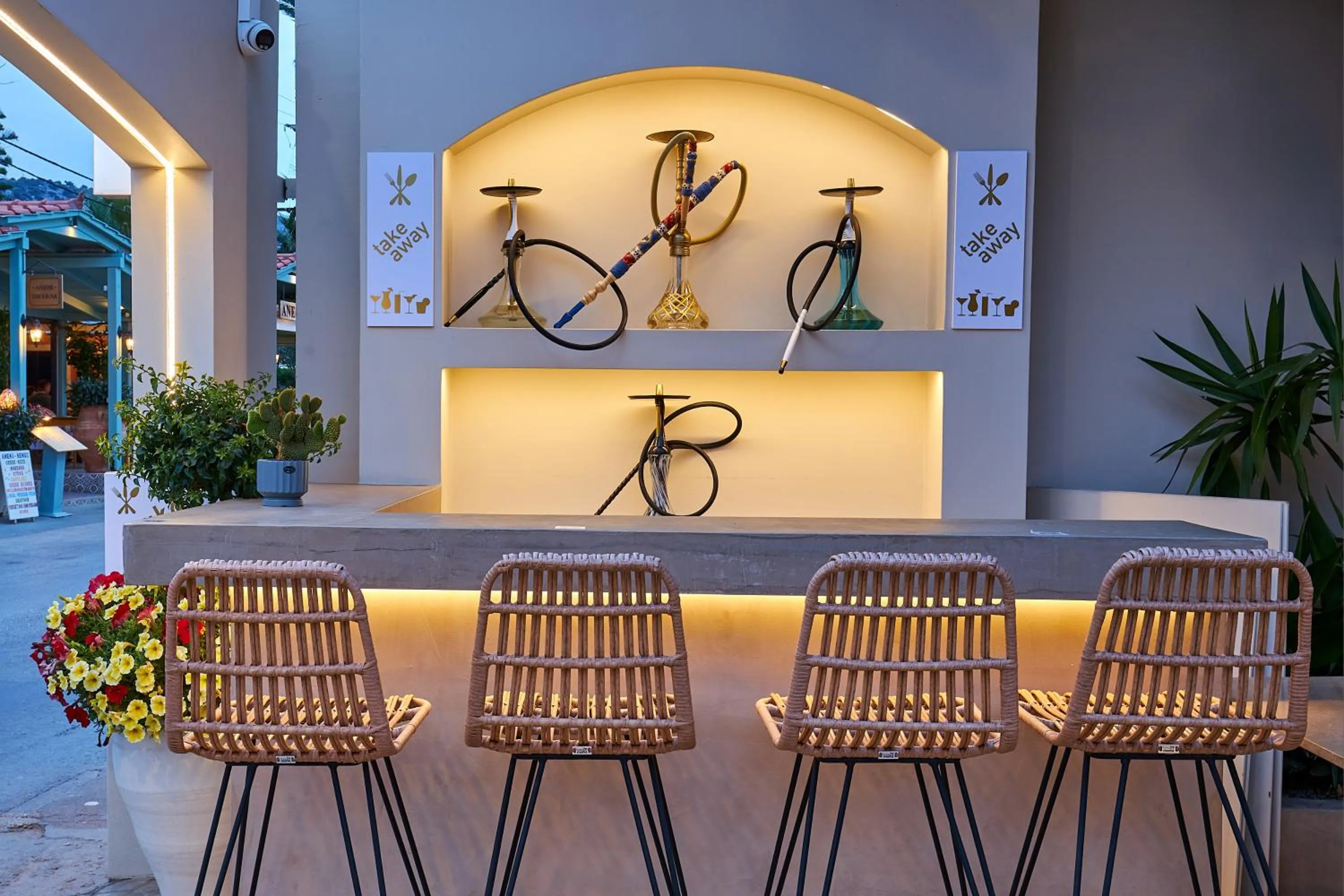 Lounge or bar in Mila Malia Studios Hotel