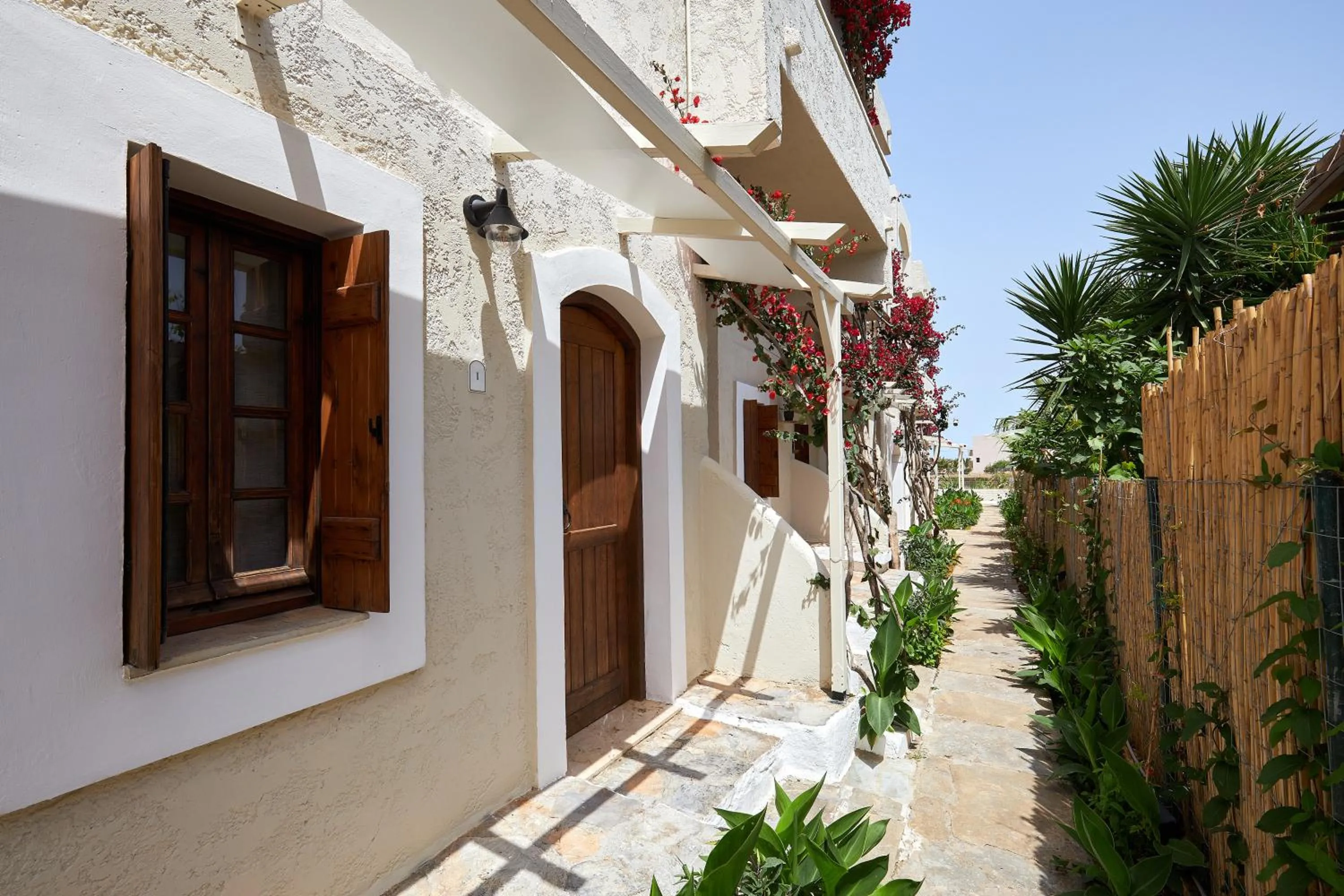 Property building in Mila Malia Studios Hotel