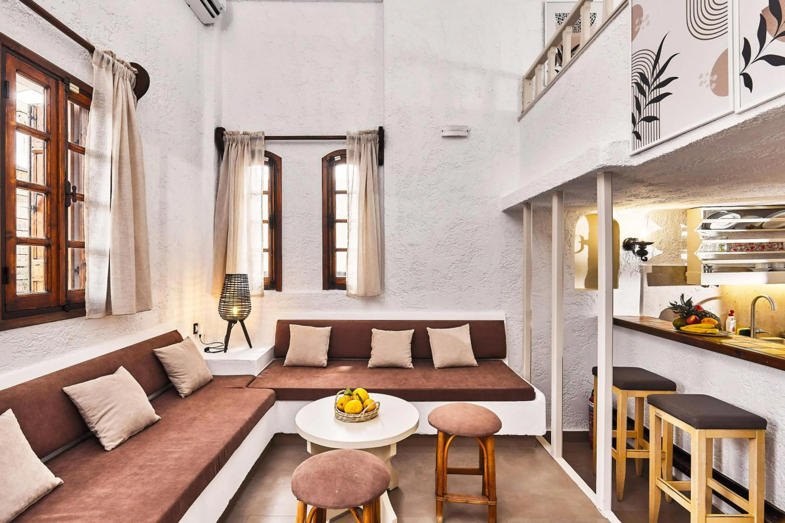 Living room in Mila Malia Studios Hotel