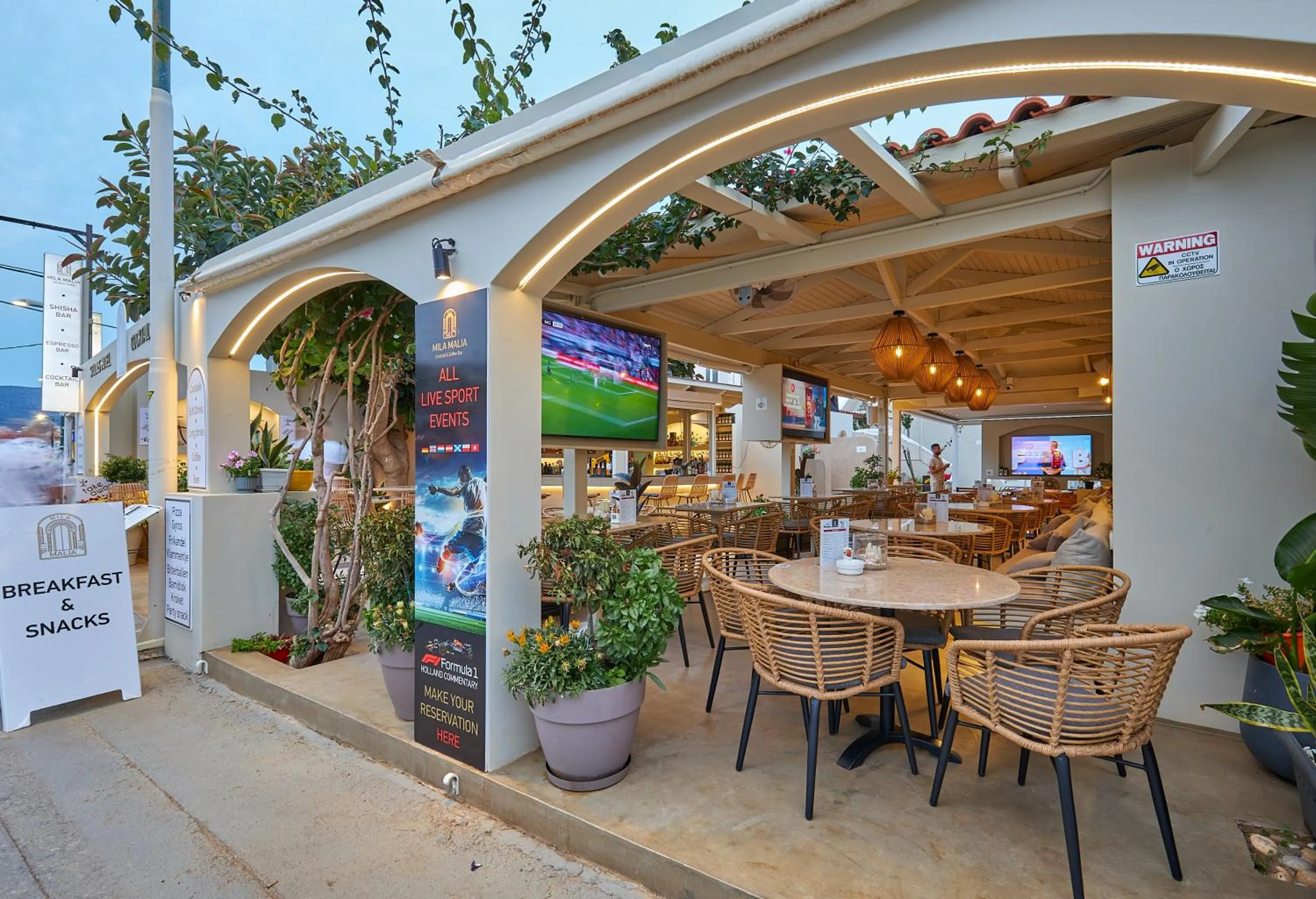 Lounge or bar in Mila Malia Studios Hotel