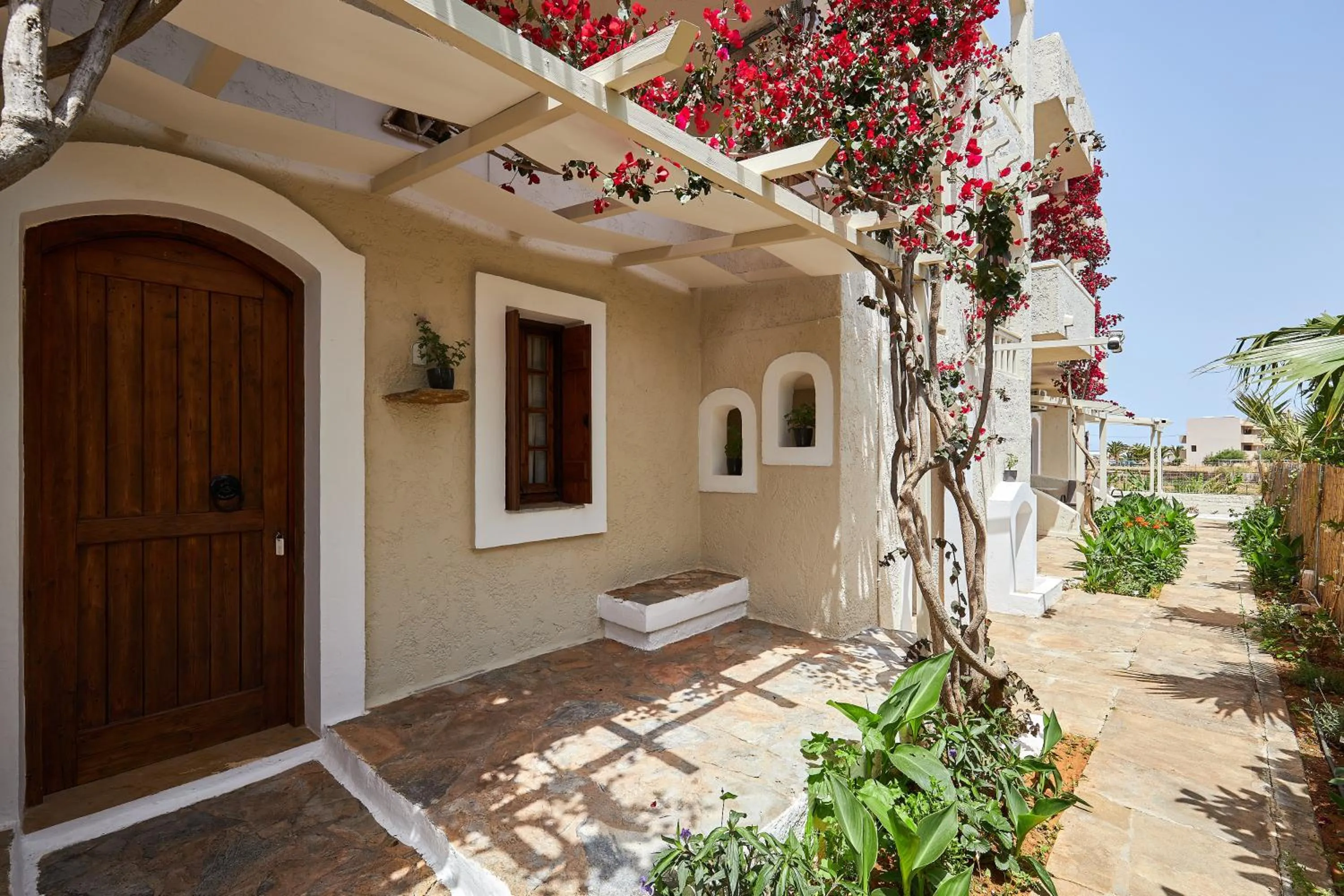 Property building in Mila Malia Studios Hotel