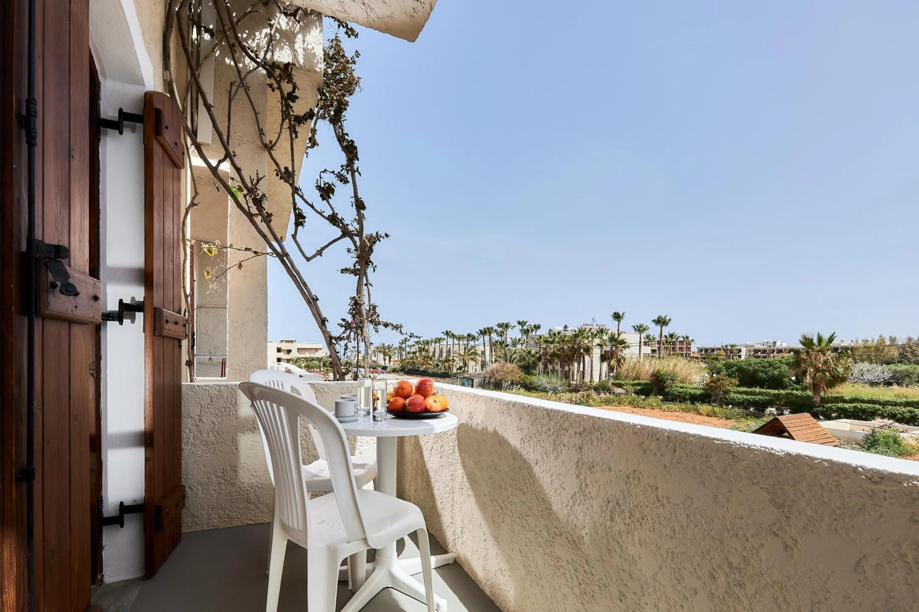 Balcony/Terrace in Mila Malia Studios Hotel