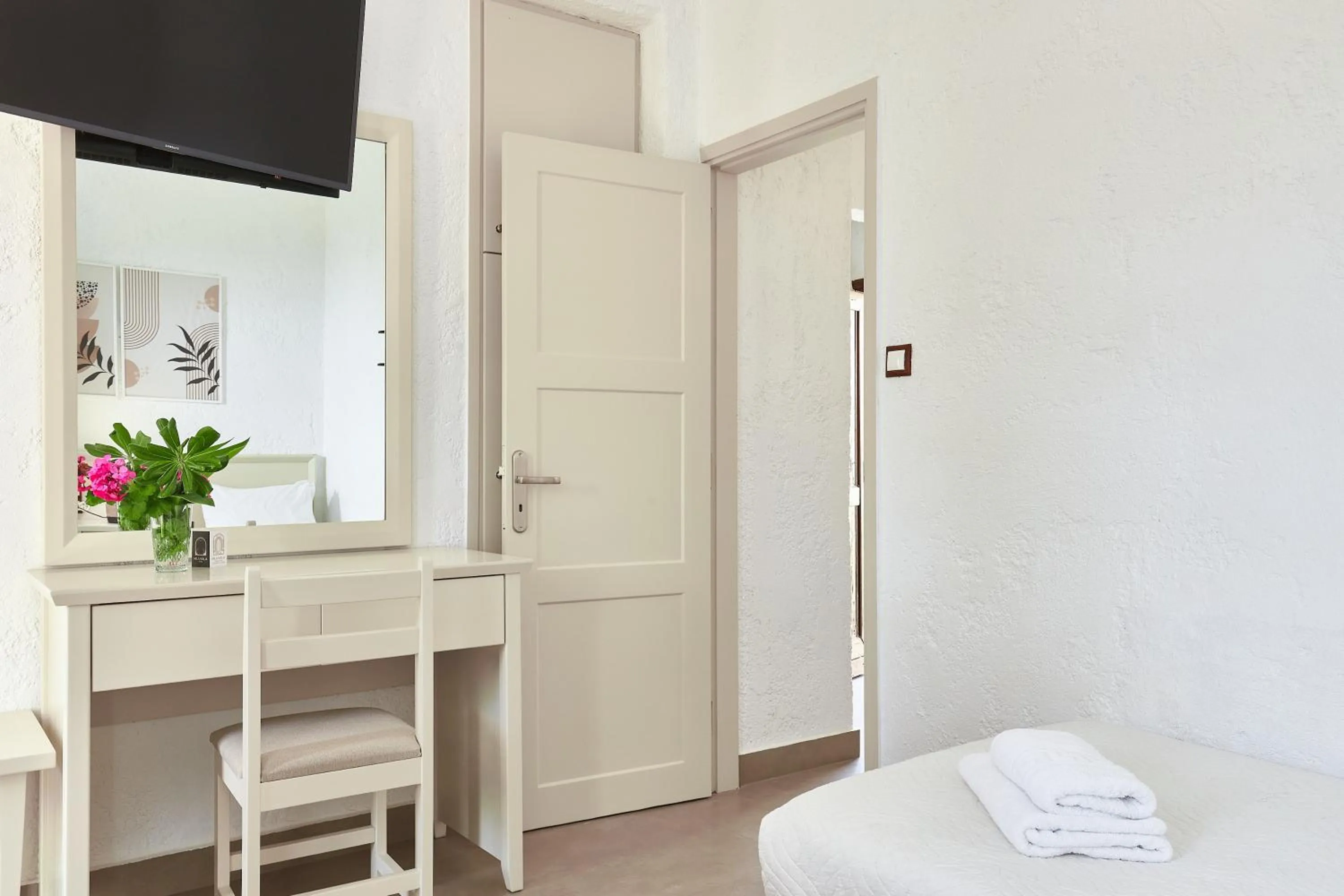 Bedroom in Mila Malia Studios Hotel